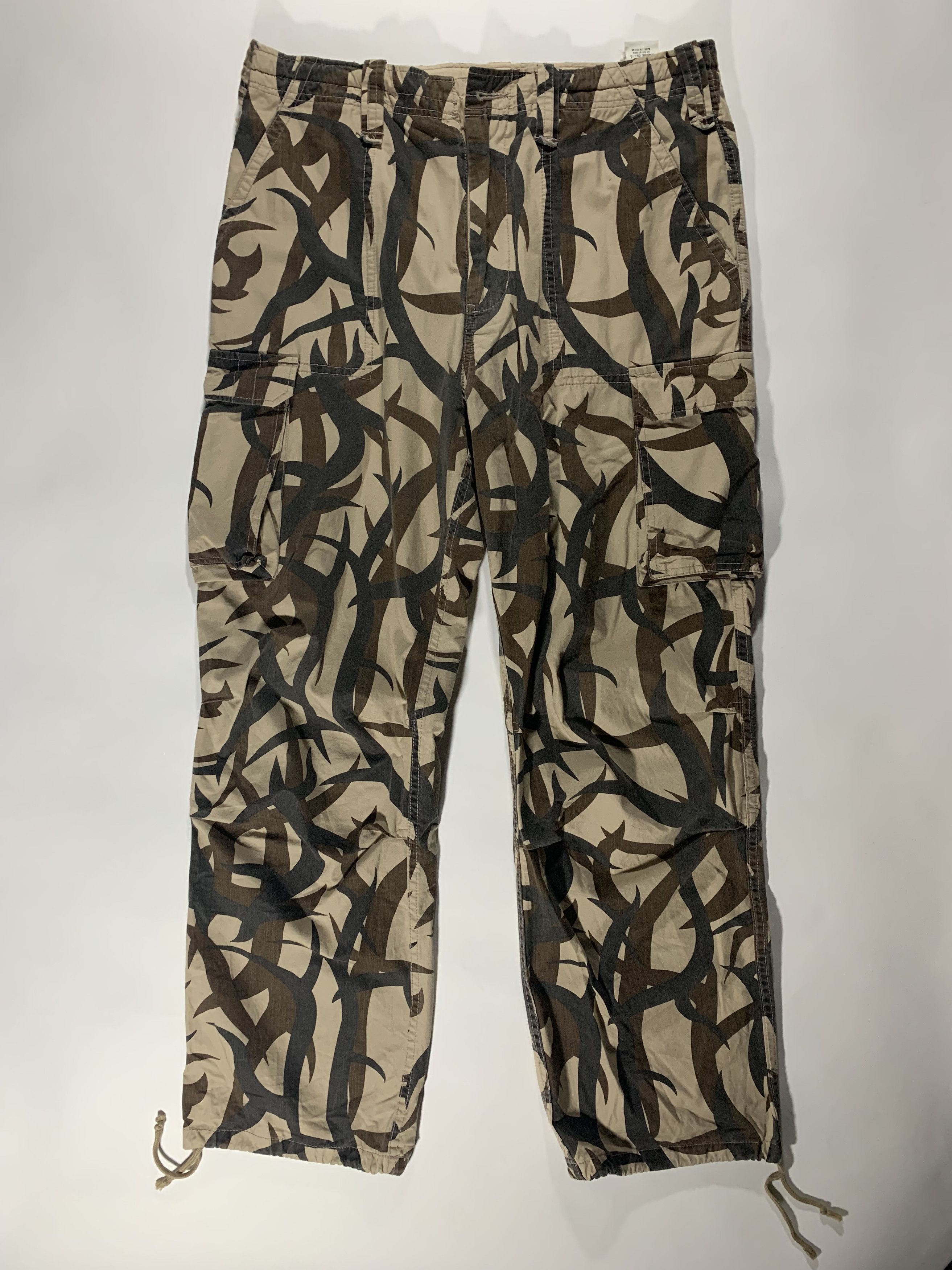 Bape AW05 Vine Camo Cargo Pants Size US 34 / EU 50 - 2 Thumbnail