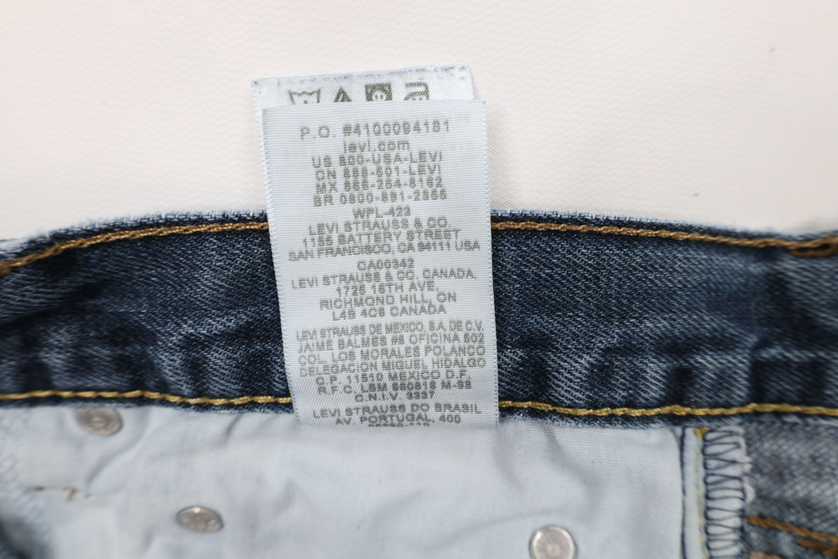 Levi's × Vintage Vintage Y2K Levis 527 Wide Leg Bootcut Denim Jeans Blue Size US 36 / EU 52 - 10 Thumbnail