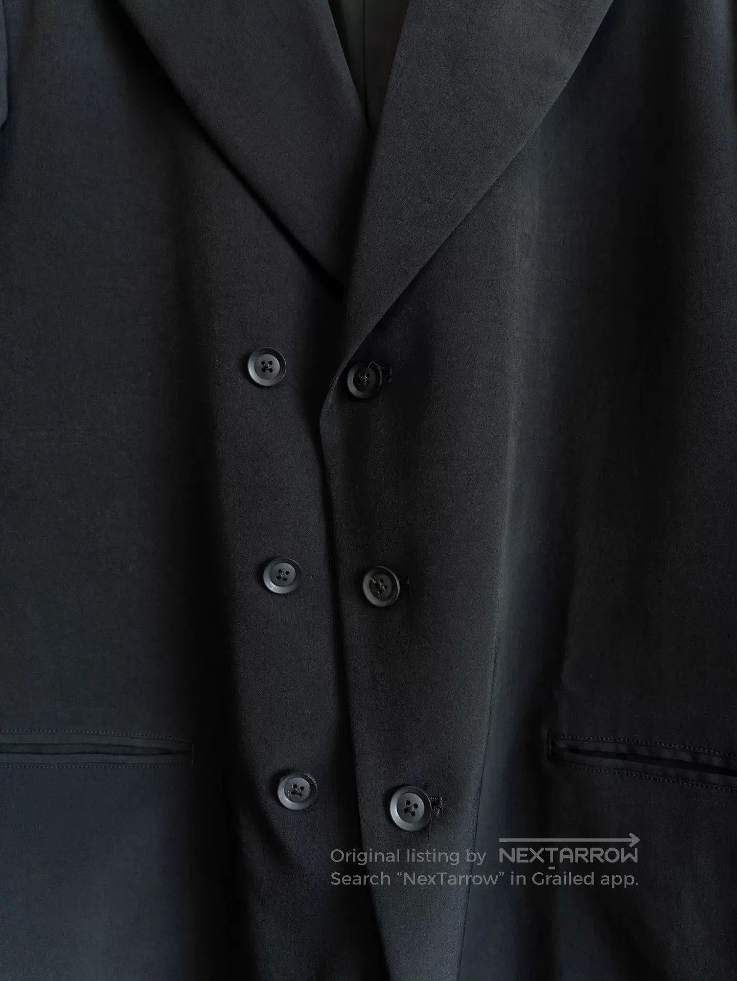 Yohji Yamamoto Yohji Yamamoto 24SS Double-Breasted Coat. Size S / US 4 / IT 40 - 8 Thumbnail
