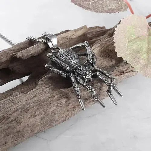 Jewelry Retro Spider Necklace Size ONE SIZE - 2 Thumbnail
