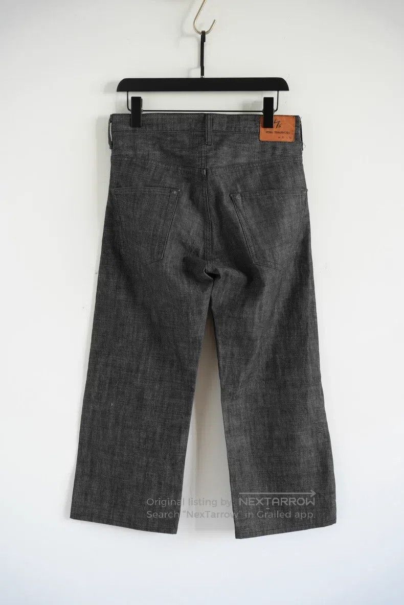 Yohji Yamamoto YOHJI YAMAMOTO size L Bamboo Section Washed Nine-Point Jea Size US 27 - 2 Thumbnail
