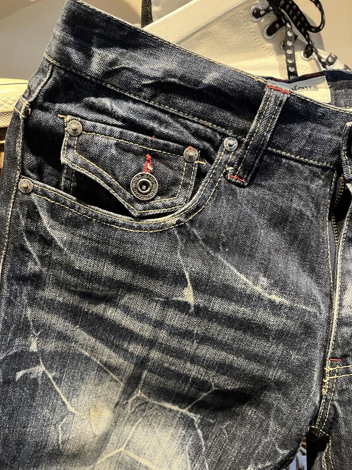 Japanese Brand Nylaus Jeans Japanese Jeans Size US 33 - 10 Thumbnail