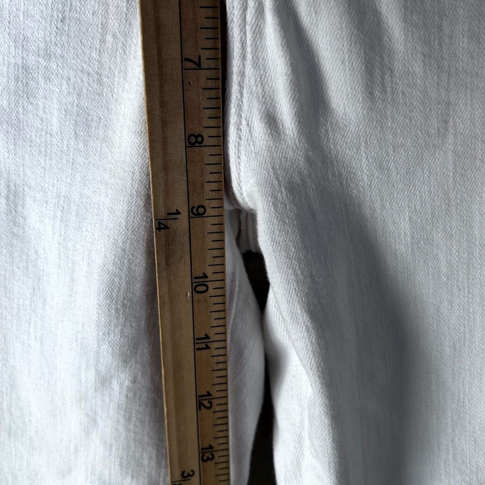L'AGENCE L'AGENCE Kendra High Rise Cropped Flare Jeans White Size 26 Cropped Flare Denim Women's Jeans 5-Pocket Raw Hem Wear Stretch Cotton Blend Zinc? Size 26" / US 2 / IT 38 - 6 Thumbnail