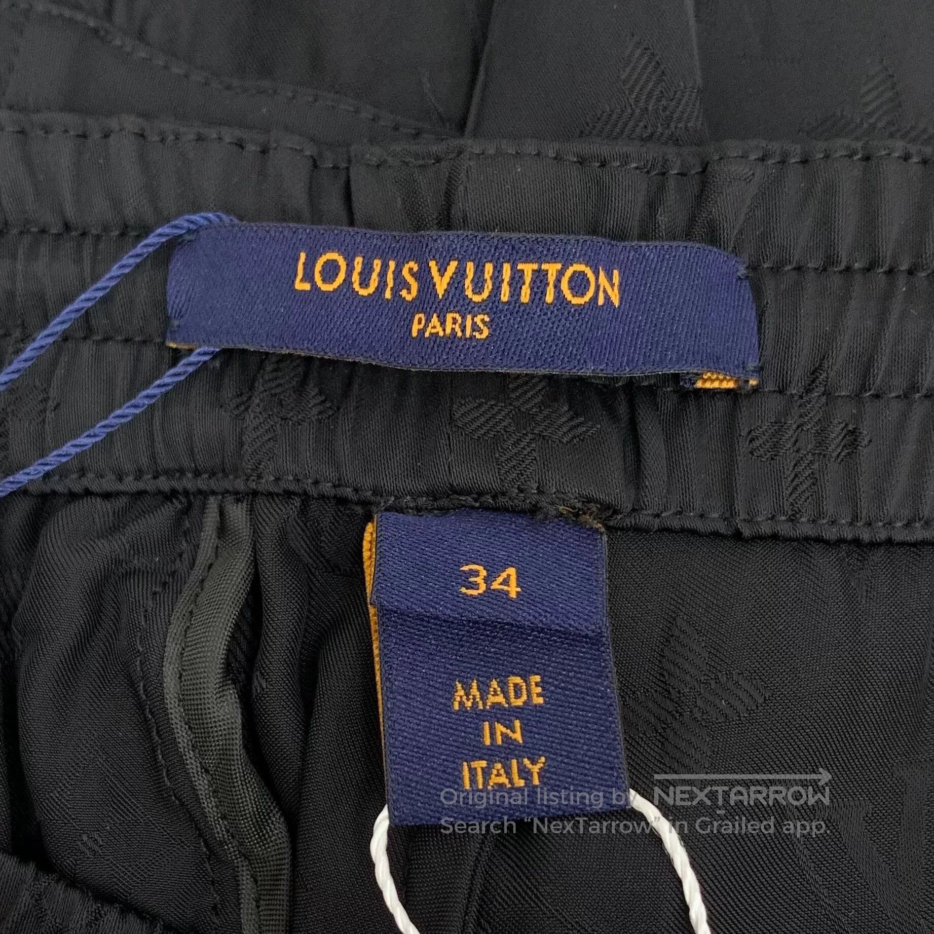 Louis Vuitton louis vuitton black logo jogger pants. Size US 34 / EU 50 - 6 Thumbnail