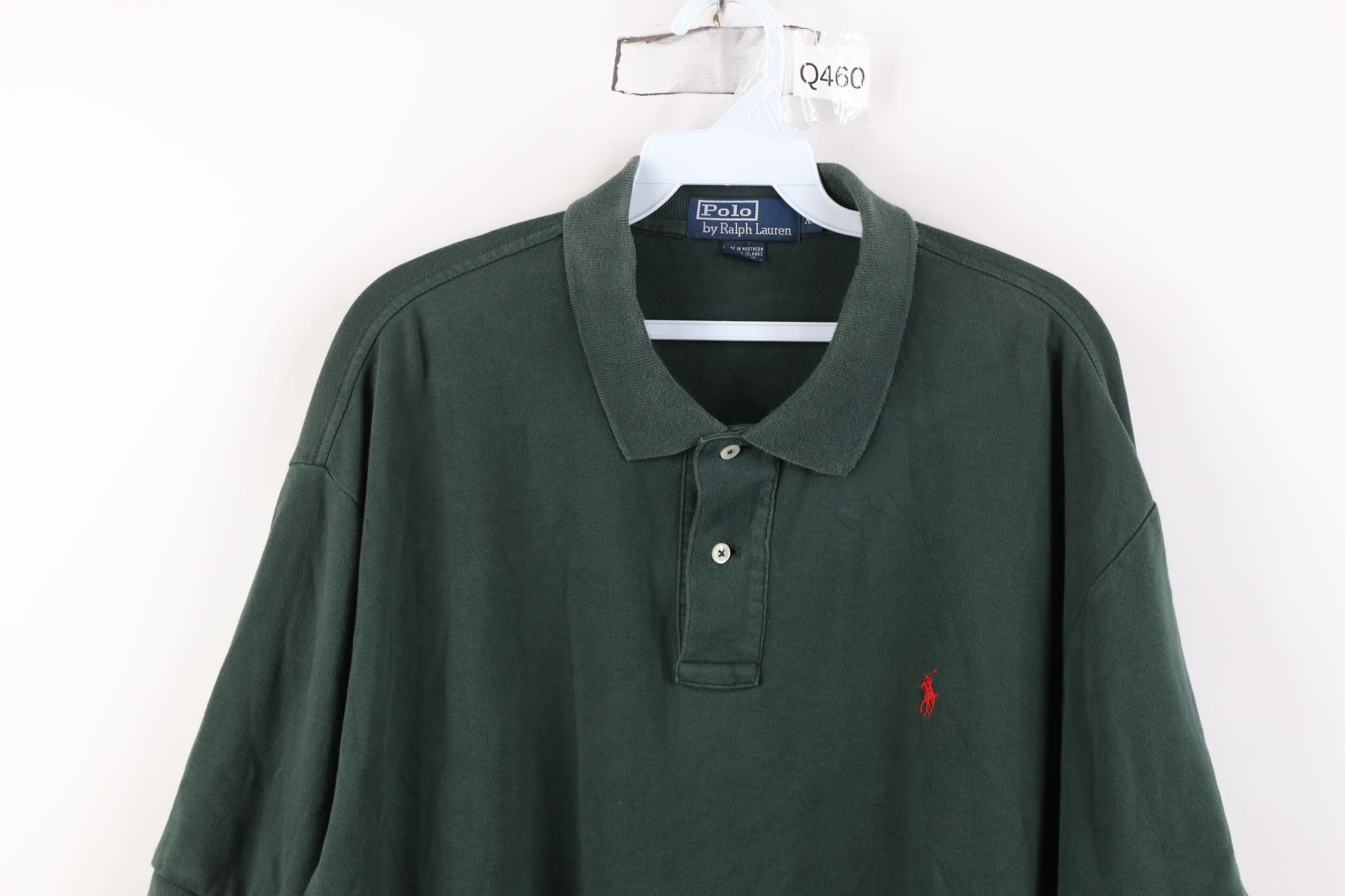 Polo Ralph Lauren Vintage 90s Ralph Lauren Cotton Knit Golf Polo Shirt USA Size US XL / EU 56 / 4 - 2 Thumbnail