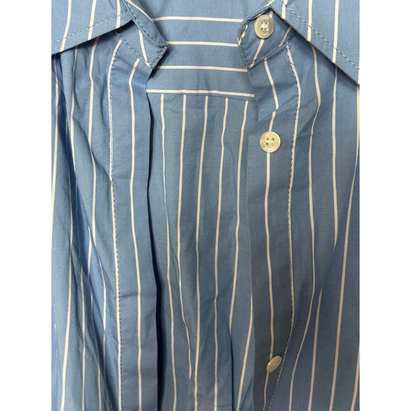 Staud STAUD Lisa Top Azure Pinstripe XL Size XL / US 12-14 / IT 48-50 - 4 Thumbnail