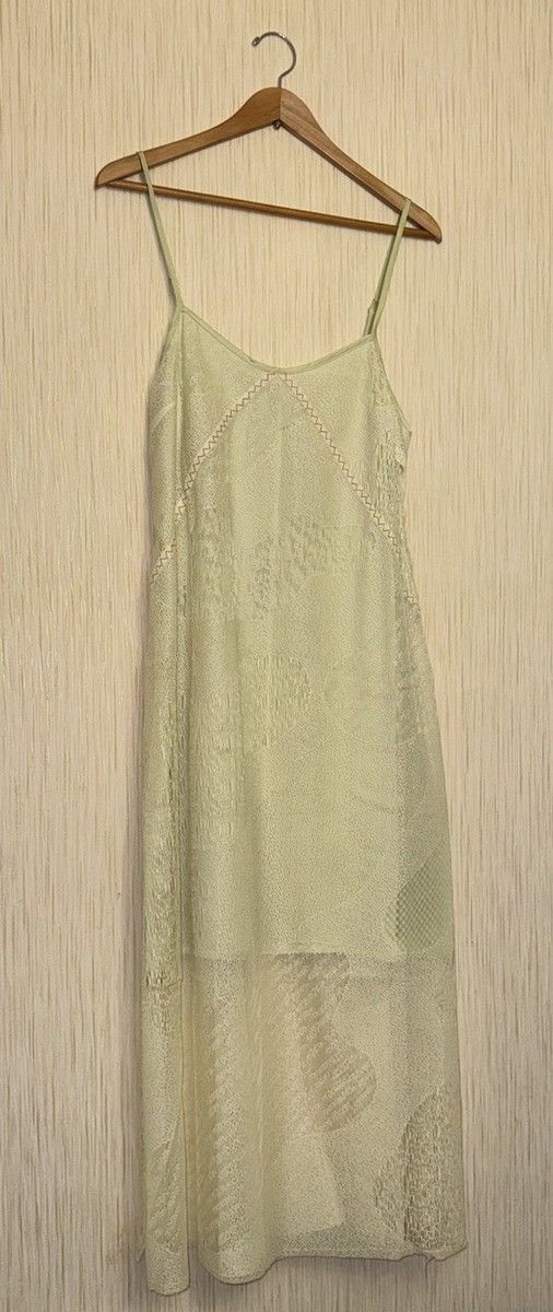 Brain Dead BRAIN DEAD Engineered Cloud Mesh Slip Dress Natural NEW Sz M Size M / US 6-8 / IT 42-44 - 12 Thumbnail