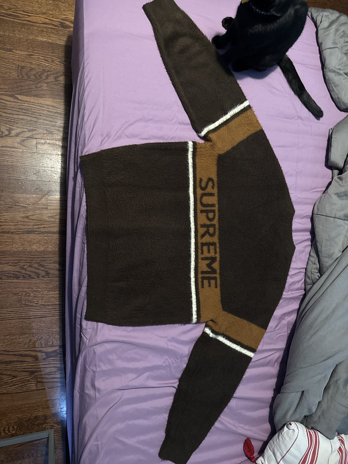 Supreme Supreme FW25 Brushed Stripe Sweater Size US M / EU 48-50 / 2 - 1 Thumbnail