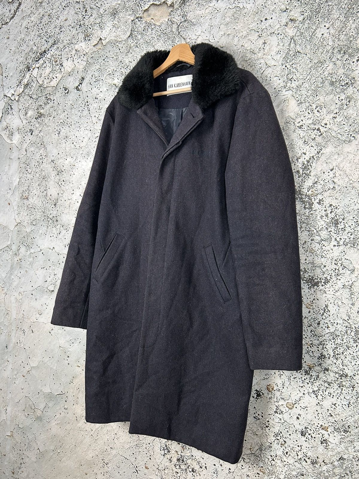 Han Kjobenhavn Han Kjobenhavn Wool Coat Designer Avantgarde Vintage Rare Size US L / EU 52-54 / 3 - 2 Thumbnail