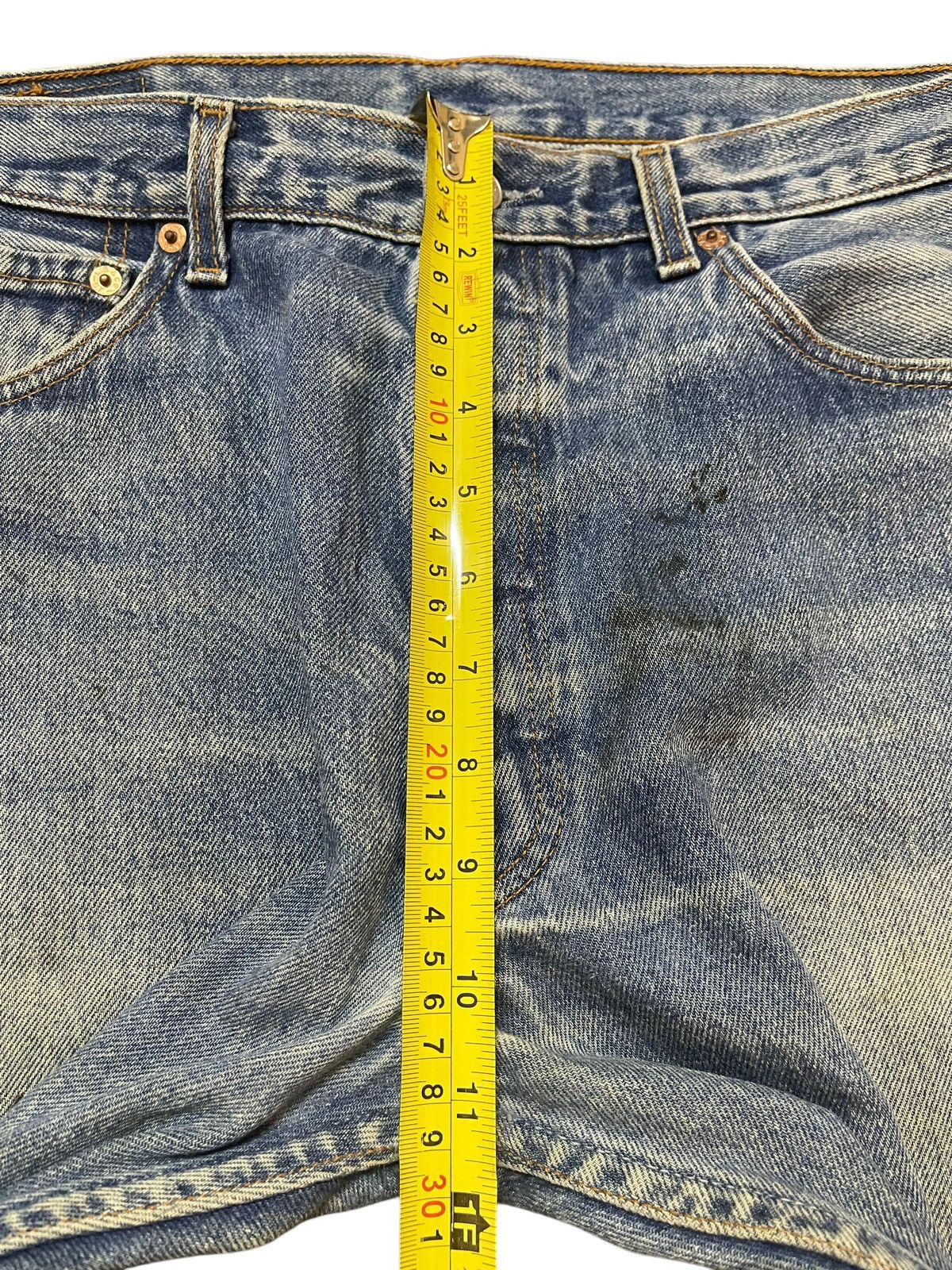 Levi's Vintage 90s Levis 501 Mud Faded Wash Style Loose Jeans Size US 32 / EU 48 - 15 Thumbnail
