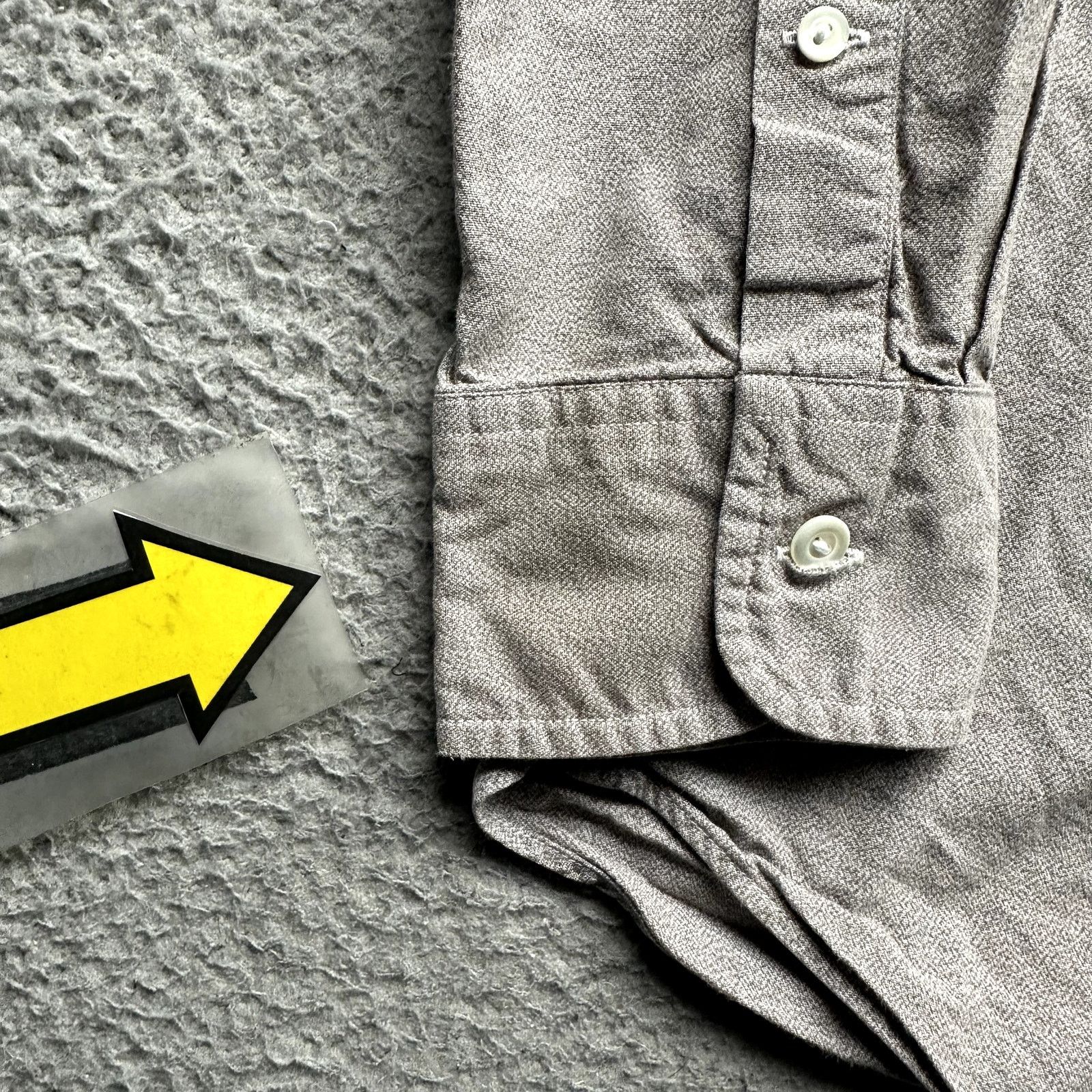 J.Crew J Crew Button Down Long Sleeve Gray Casual Shirt Mens Large Size US L / EU 52-54 / 3 - 10 Thumbnail