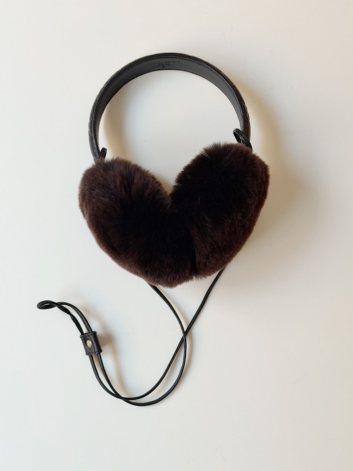 Gucci GUCCI Tom Ford FW 2003 Lapin Fur Ear Muffs Monogram demna gg Size ONE SIZE - 8 Thumbnail