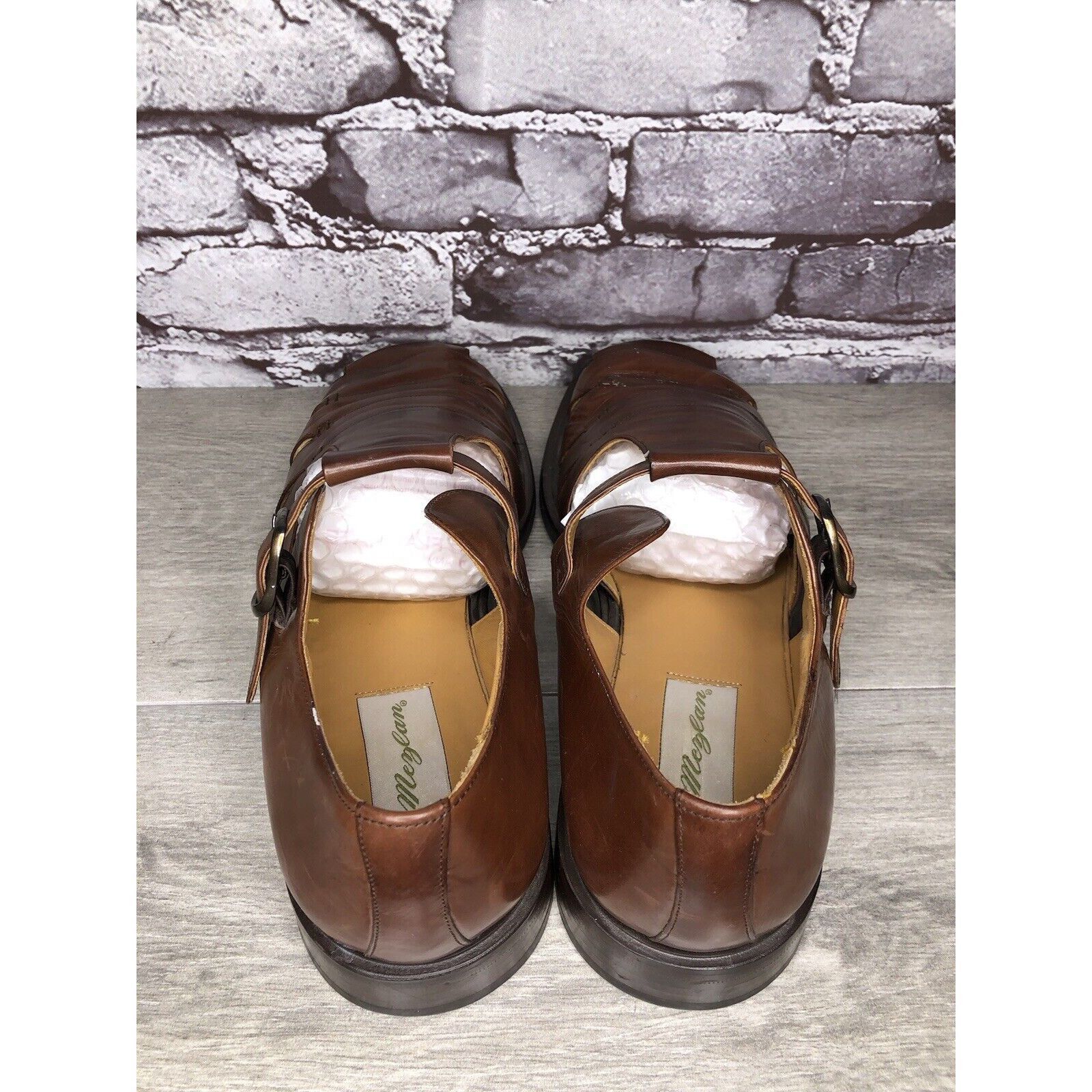 Mezlan Mezlan Diablo Brown Leather Fisherman Strap Casual Sandals M Size US 11 / EU 44 - 11 Thumbnail