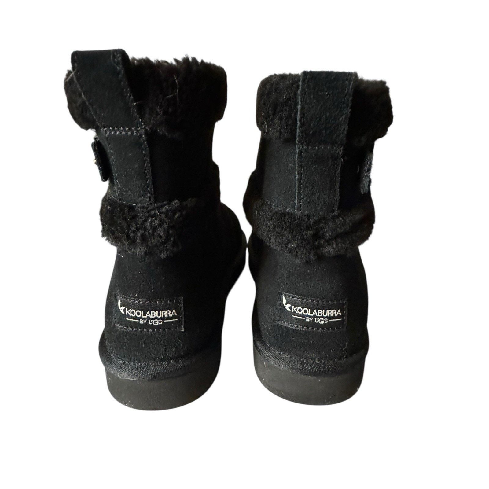 Koolaburra Koolaburra by UGG Women's Barlee Mini Suede Boots Black Size US 9 / IT 39 - 5 Thumbnail