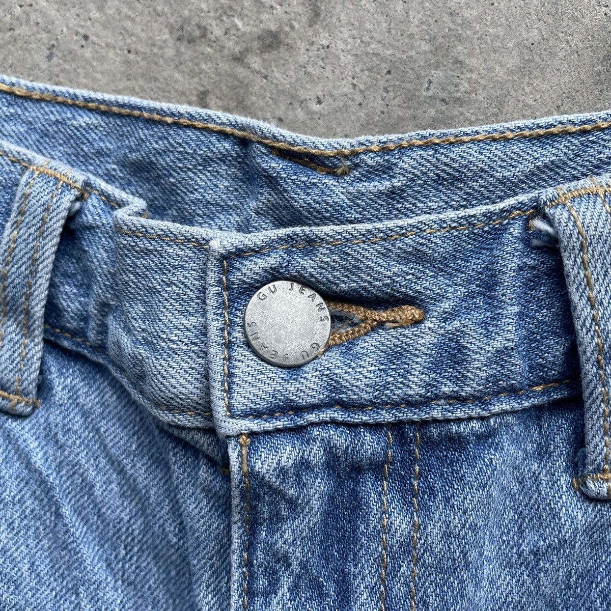 Japanese Brand Japanese Brand Gu FLARE Jeans Faded Denim Distressed Pants Size US 29 - 6 Thumbnail