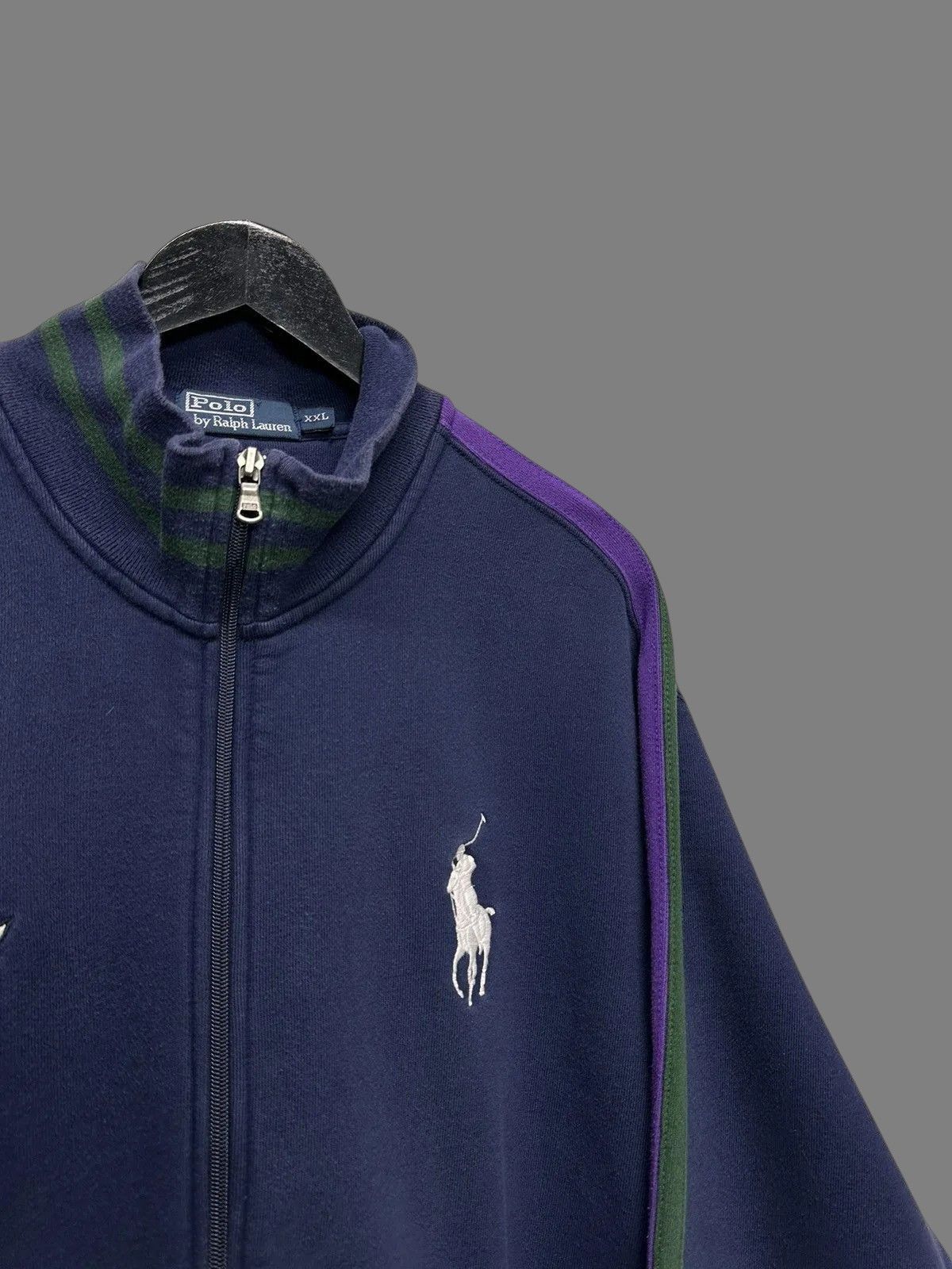 RRL Ralph Lauren Ralph Lauren Vintage Polo Wimbledon 2011 Zipper Front Size US XXL / EU 58 / 5 - 3 Thumbnail