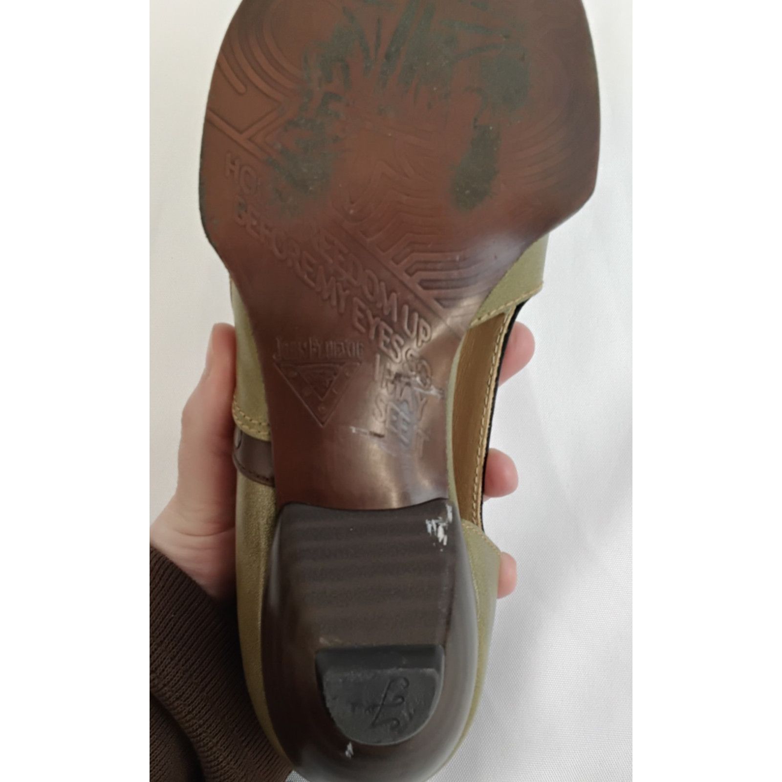 John Fluevog John Fluevog Shoes Women's US 6.5 Green Leather Brown Trim Size US 6.5 / IT 36.5 - 15 Thumbnail