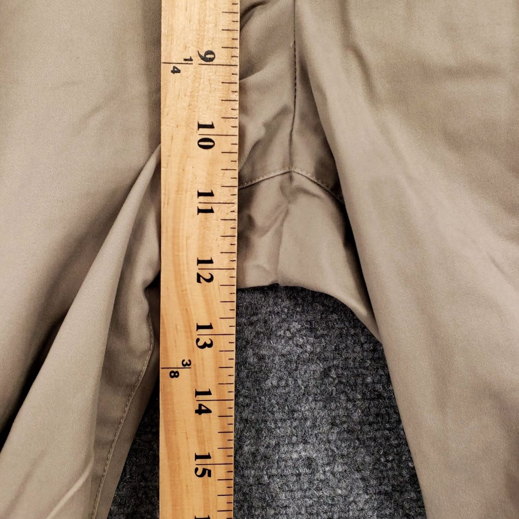Bonobos Bonobos Dress Pants Mens 33x32 Beige Weekday Warrior Wenesday Straight Zip Fly Size US 33 - 6 Thumbnail