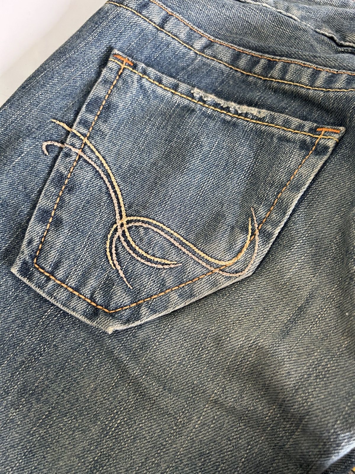 Japanese Brand × Vintage Vintage Japanese EDWIN Something bush pant flare Jeans Size US 29 - 11 Thumbnail