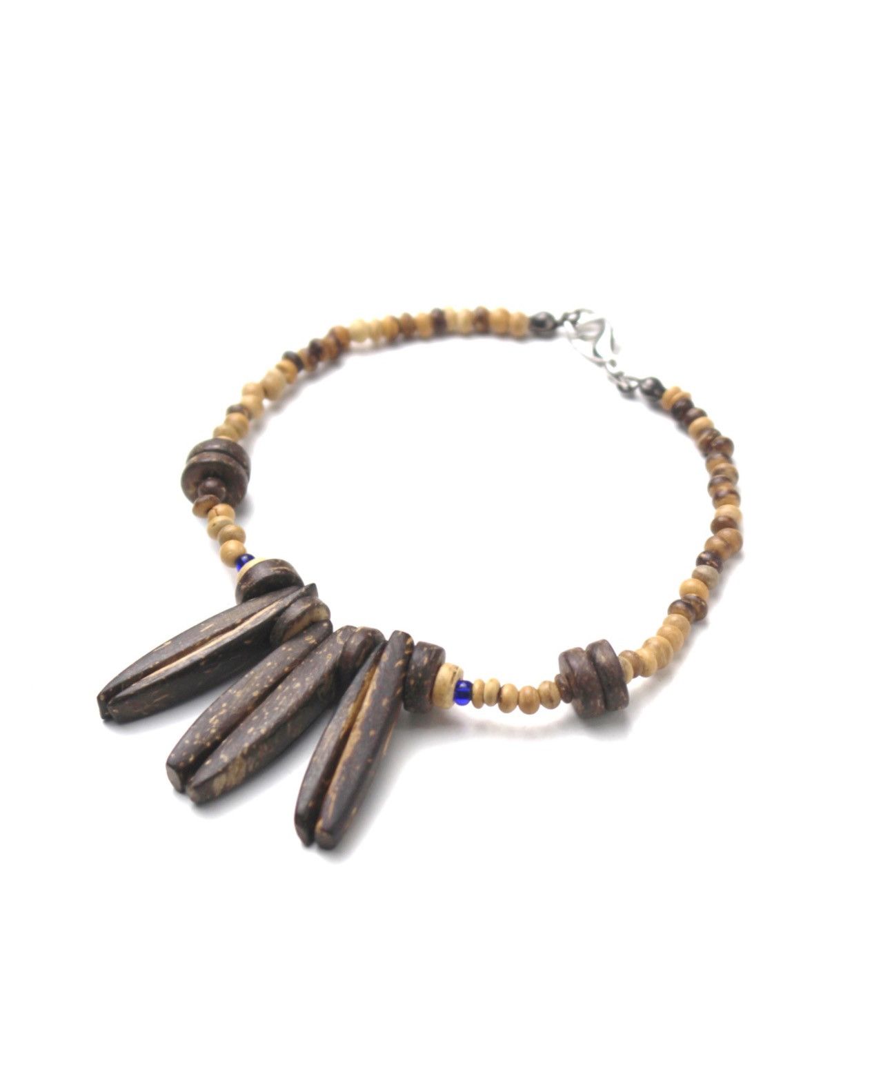 Vintage 2000S JAPANESE MADE TRIBAL WOODEN SPIKE BRACELET Size ONE SIZE - 2 Thumbnail