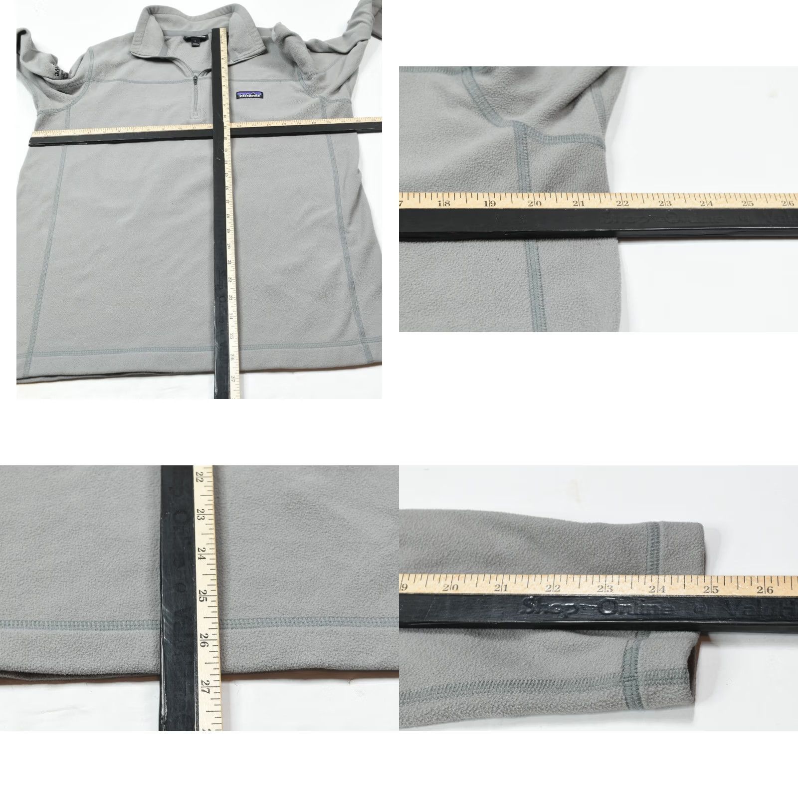 Patagonia Patagonia Micro D 1/4-Zip Fleece Pullover Mens Large Gray Long Sleeve Regular Size US L / EU 52-54 / 3 - 8 Thumbnail