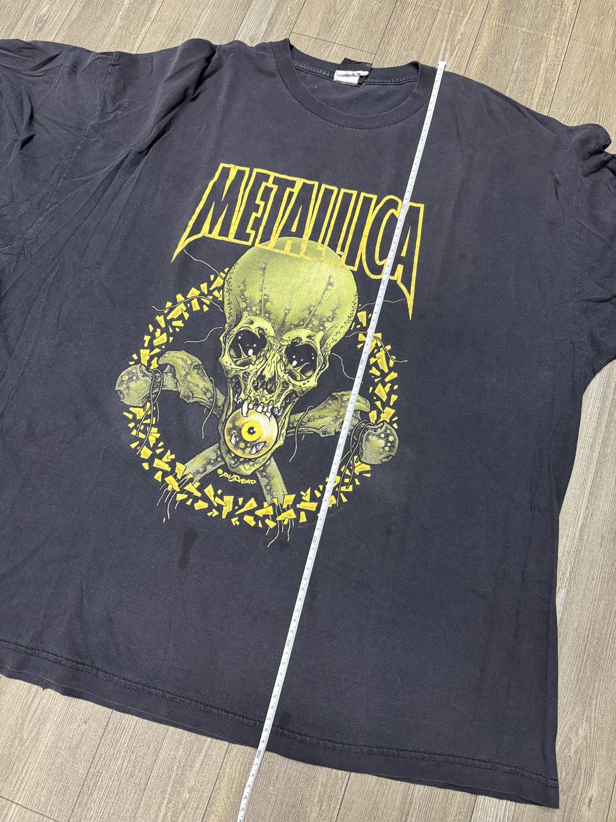 Band Tees × Metallica × Vintage 2001s Metallica PushHead "No Leaf Clover" Band Tee Size US XXL / EU 58 / 5 - 12 Thumbnail