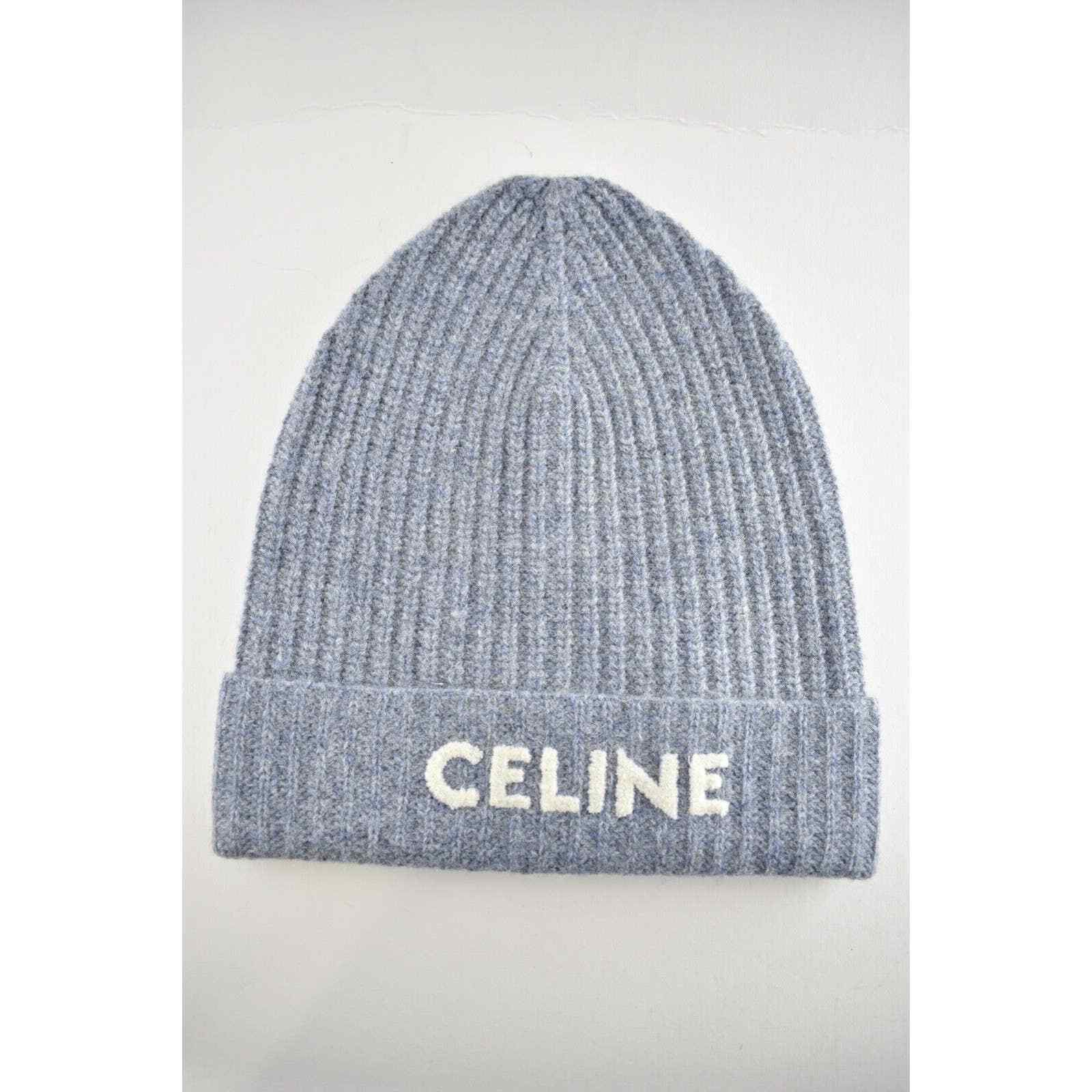 Celine Celine Paris Laine Wool Knit Beanie Winter Hat One Size Size ONE SIZE - 4 Thumbnail