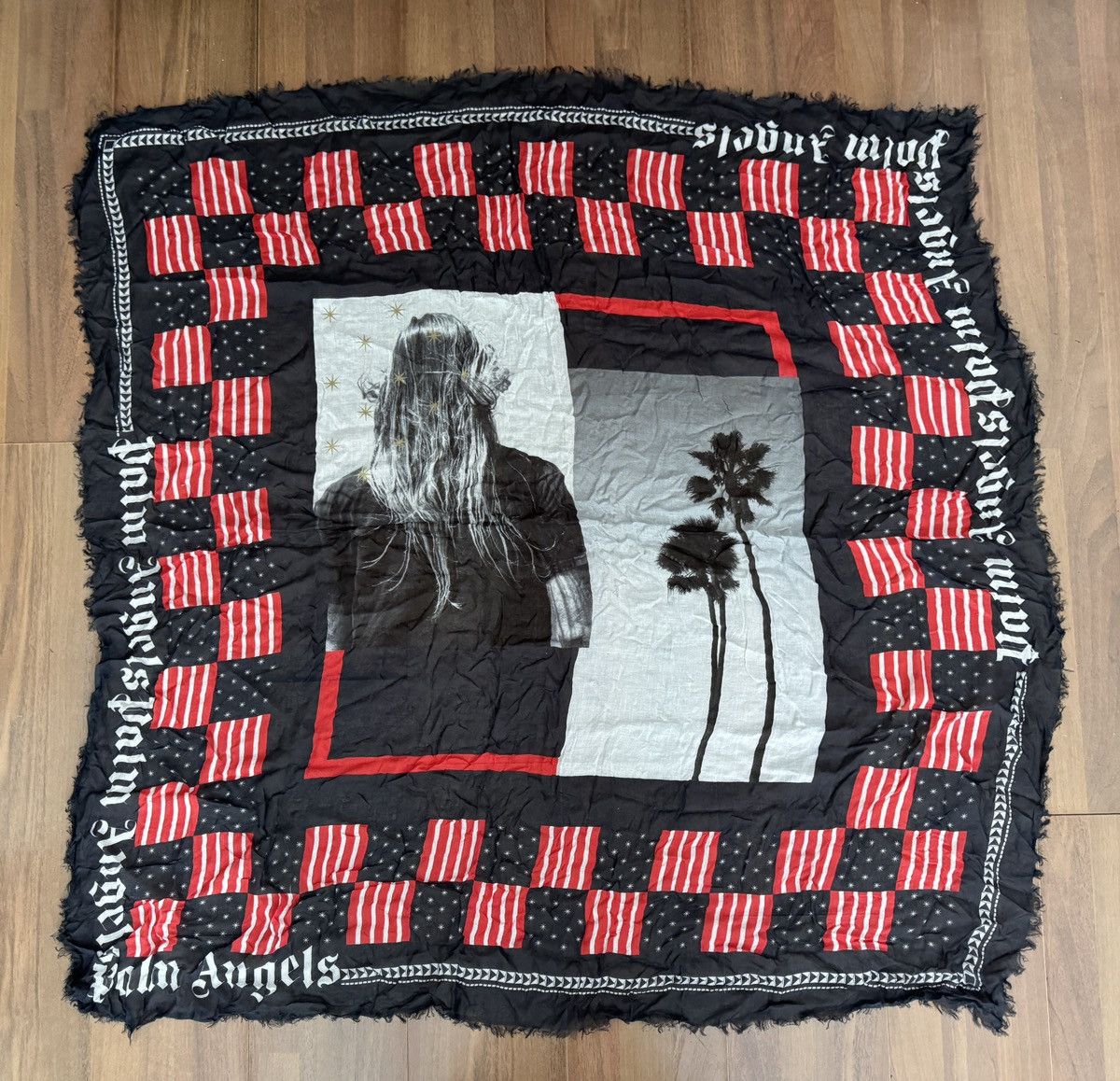 Palm Angels Palm Angels Silk Scarf Size ONE SIZE - 1 Thumbnail