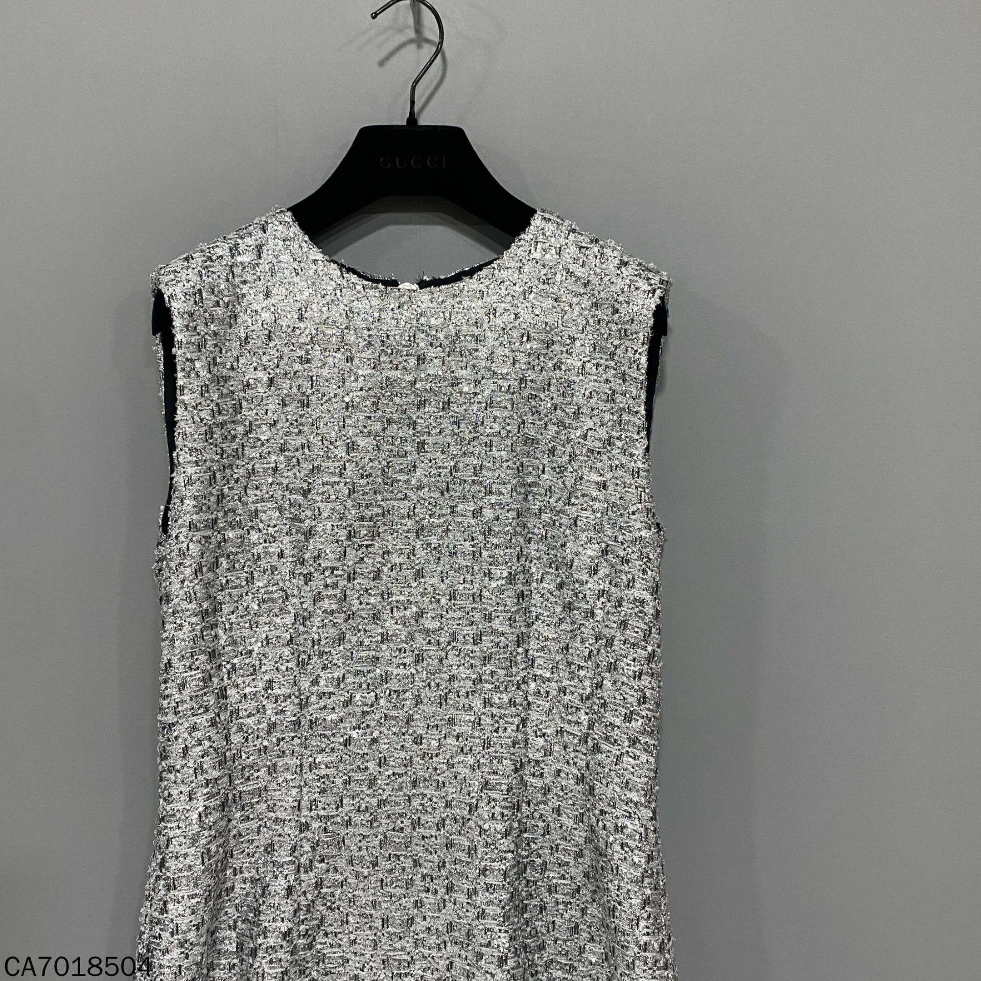 Gucci Gucci silver iridescent snagged dress 42 Size M / US 6-8 / IT 42-44 - 2 Thumbnail