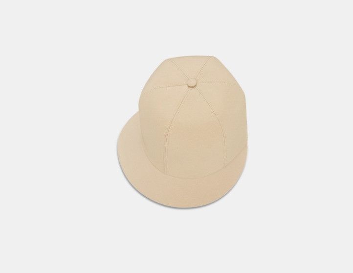 Dior o1w1db10425 35DGO9 Size: OS / Asymmetric Cap / Hat in Beige Size ONE SIZE - 4 Thumbnail