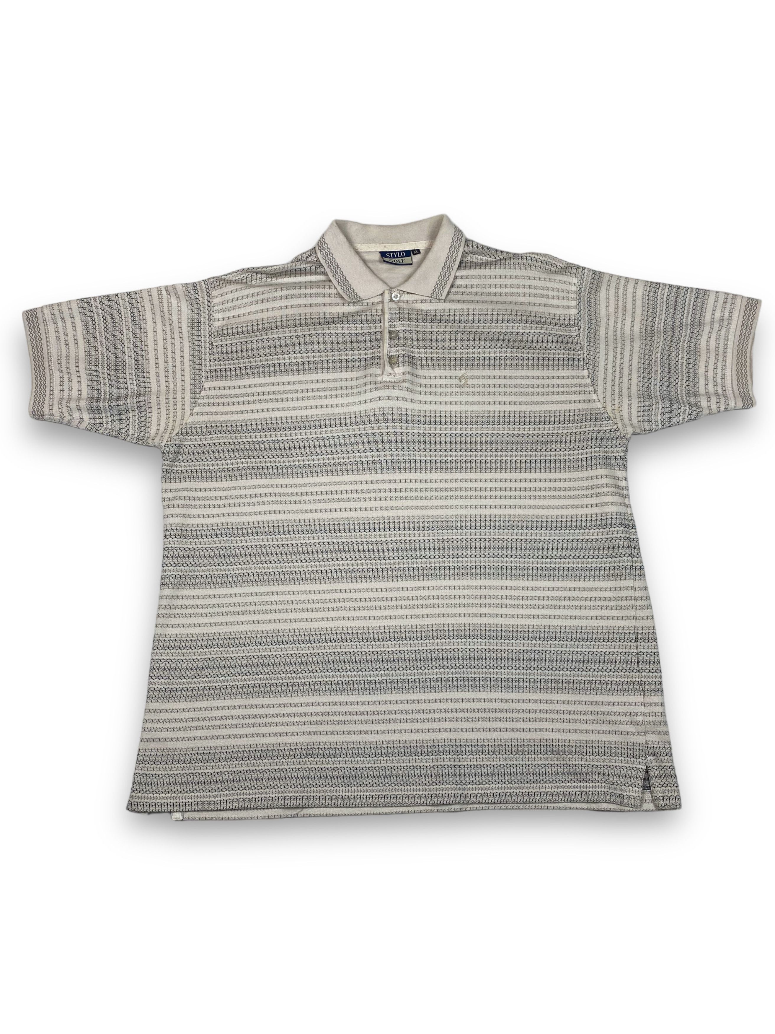 Vintage 90s Vintage STYLO GOLF Oldmoney Style Polo Shirt M714 Size US L / EU 52-54 / 3 - 1 Thumbnail