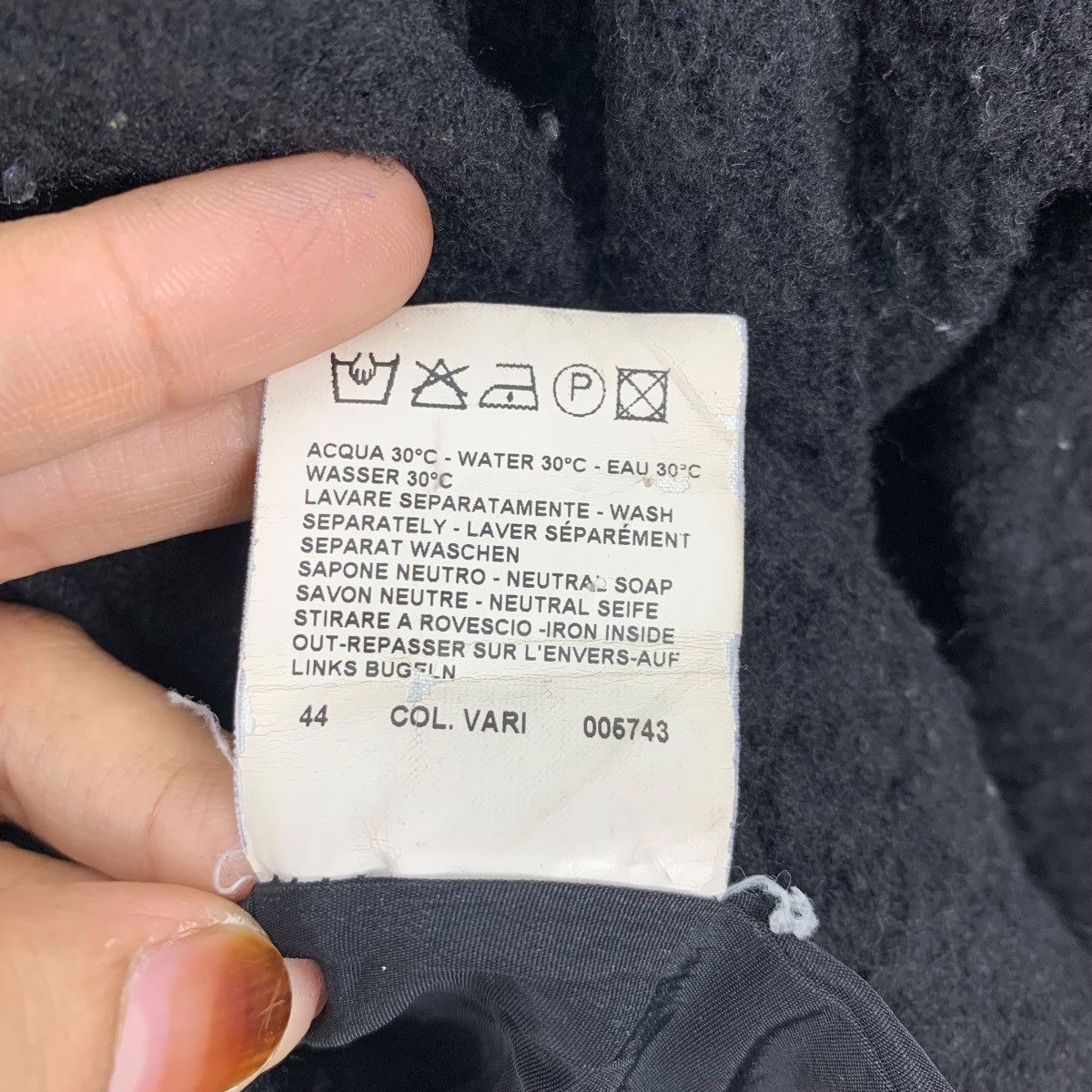 Vintage Vintage ELENAD Italian Designer Wool Peacoat Jacket Size XL / US 12-14 / IT 48-50 - 10 Thumbnail