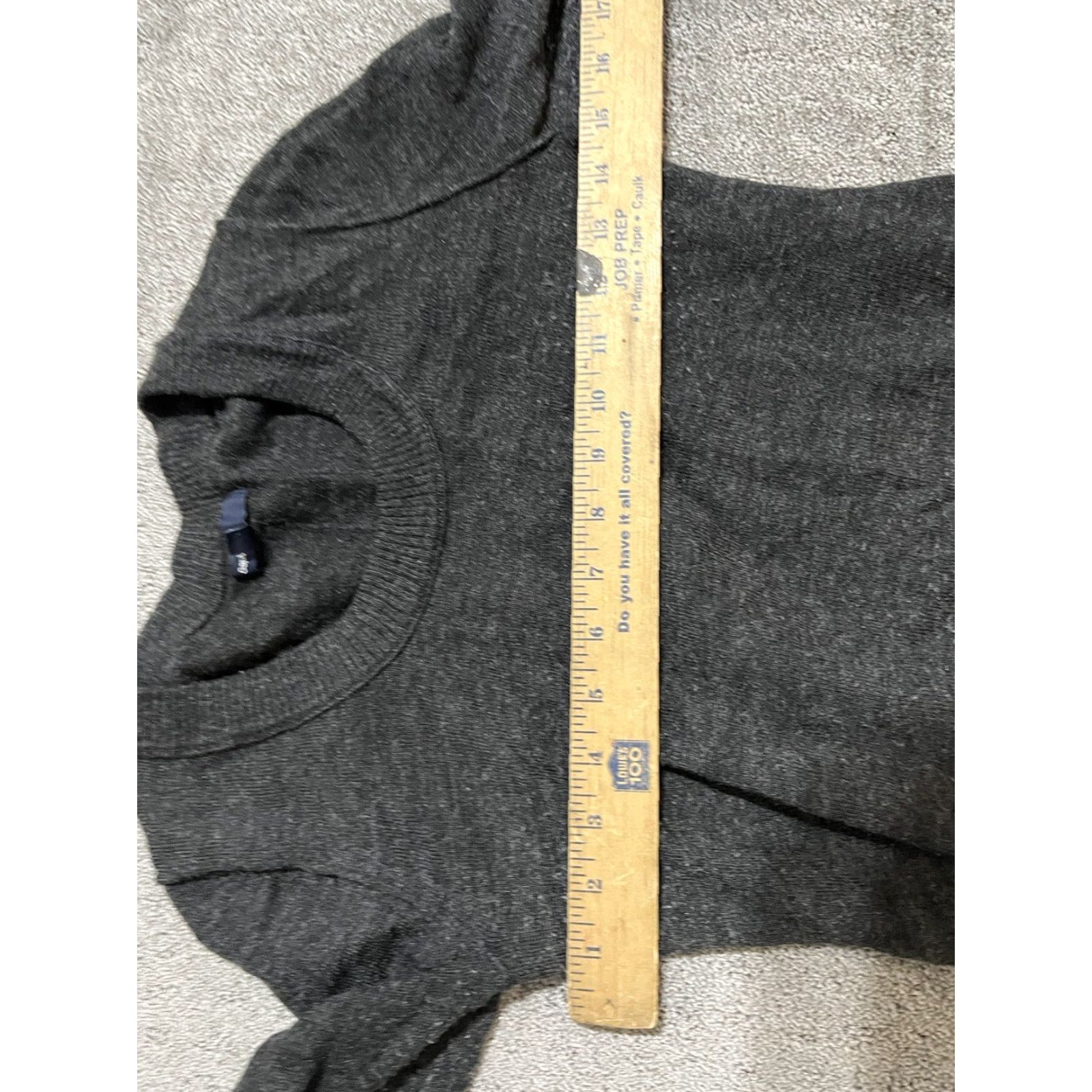 Gap GAP Maternity Sweater Women Size S Gray Round Neck Long Sleeve Knit 100% Cotton Pullover Casual Womens Size S / US 4 / IT 40 - 4 Thumbnail