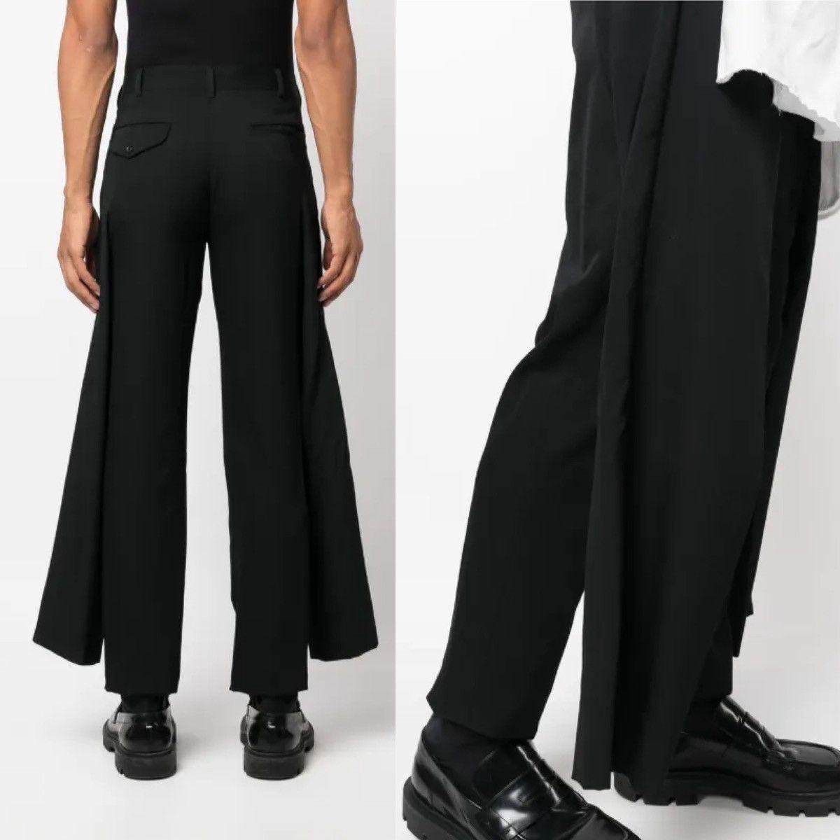 Comme des Garcons Comme des Garcons Homme Plus Double Layer Pants PL-P047 AW23 Size US 34 / EU 50 - 4 Thumbnail