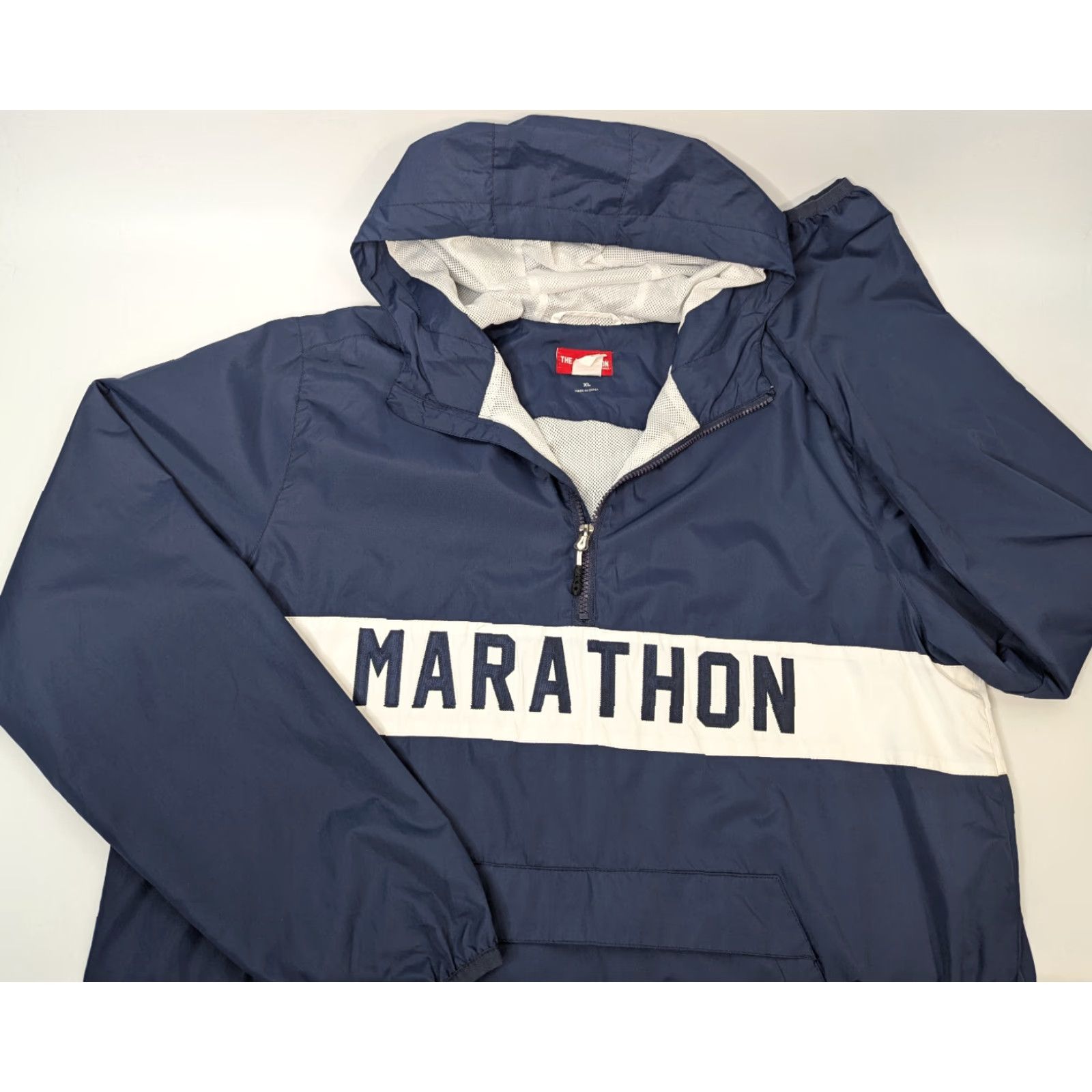 Vintage VINTAGE? No — (not vintage) The Marathon Clothing TMC Anorak Jacket Mens XL Navy Pullover Logo Crenshaw Size US XL / EU 56 / 4 - 2 Thumbnail