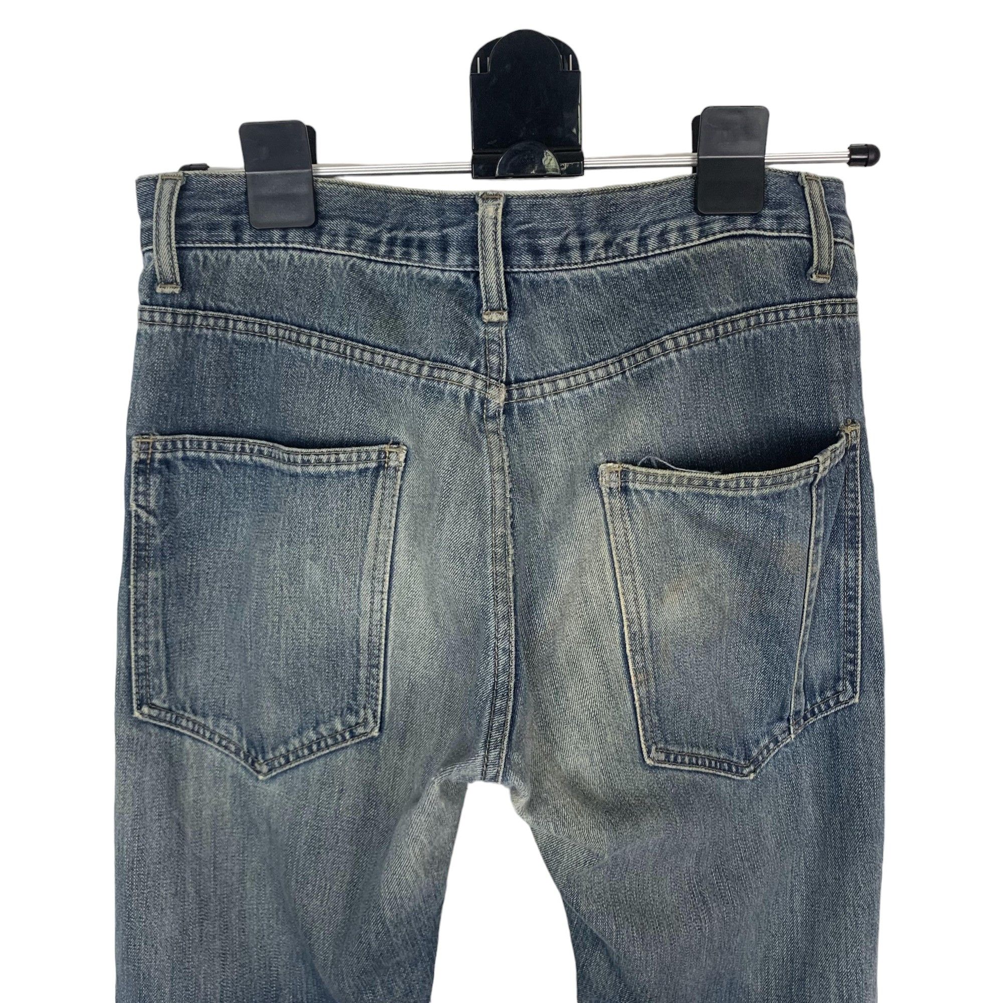 Japanese Brand Vintage 90s Topvalu Japan Slim fit Jeans Streetwear Size US 30 / EU 46 - 6 Thumbnail