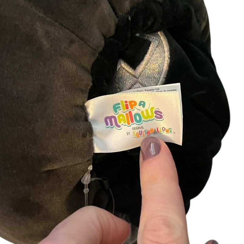 Designer FLIP A MALLOW By Squishmallow Cleo The Cat Witch/Pumpkin Size ONE SIZE - 4 Thumbnail