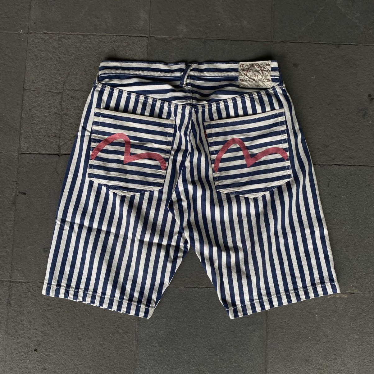 Evisu × Vintage Evisu Short Pants Stripe LOT 2001 Size US 36 / EU 52 - 1 Thumbnail