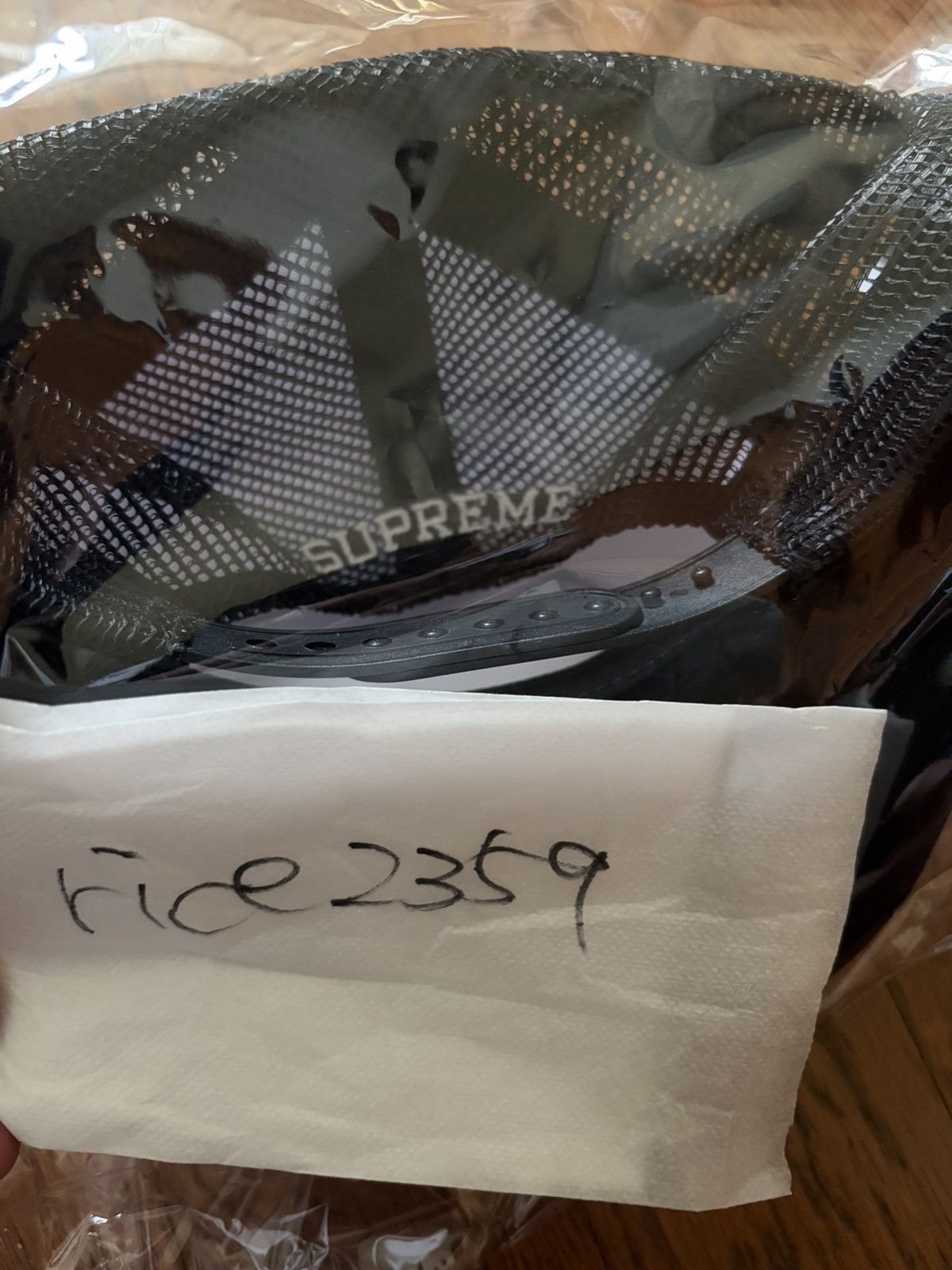 Playboy × Supreme Supreme x Playboy Mesh Back 5-Panel Black cap hat Size ONE SIZE - 6 Thumbnail