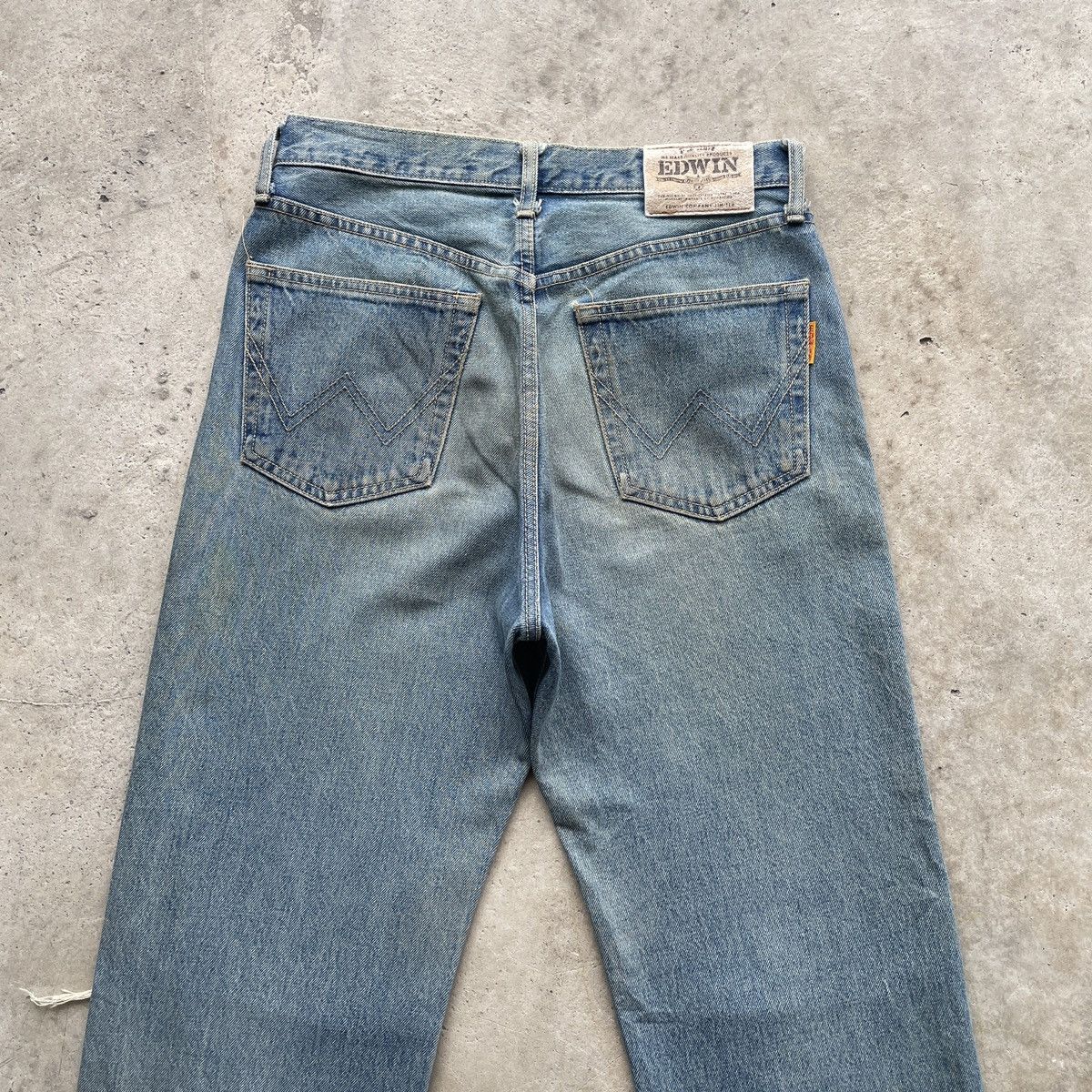 Edwin 90s Vintage Edwin Rusty Distressed Jeans Faded Pants W30 Size US 30 / EU 46 - 10 Thumbnail