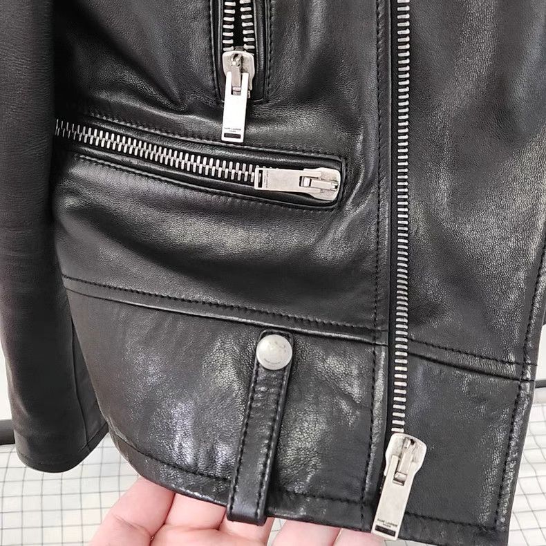 Saint Laurent Paris Saint Laurent Paris 2018 motorcycle leather jacket Size US M / EU 48-50 / 2 - 3 Thumbnail