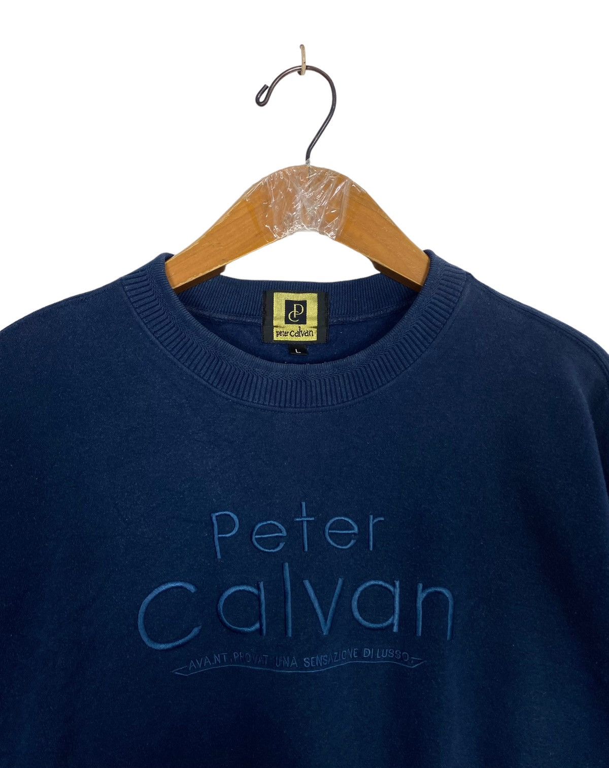 Vintage Rare‼️ Peter Calvan Sweatshirt Embroidery Spellout Size US M / EU 48-50 / 2 - 3 Thumbnail