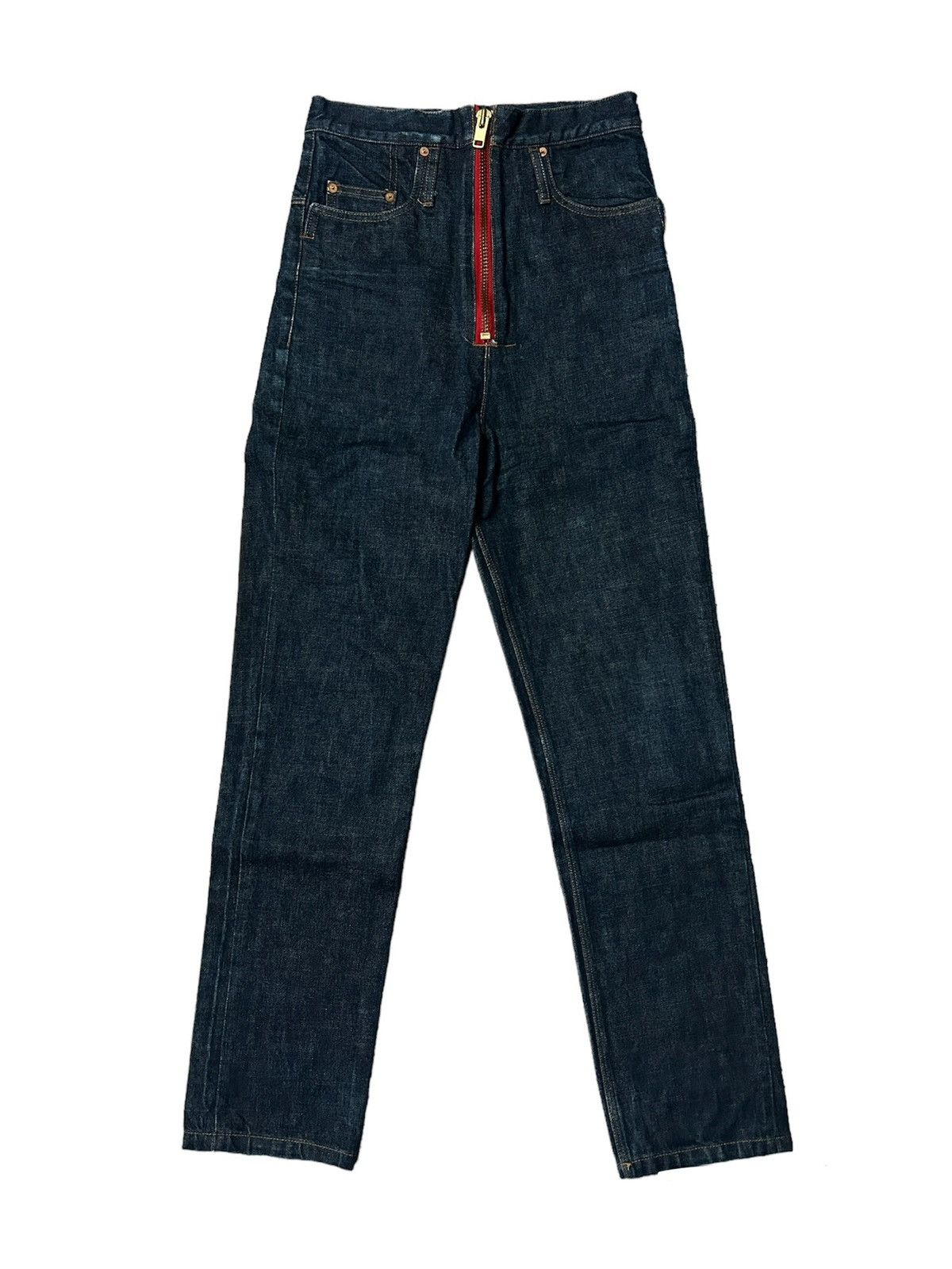image of Kozaburo Zipper Denim in Indigo, Men's (Size 28)