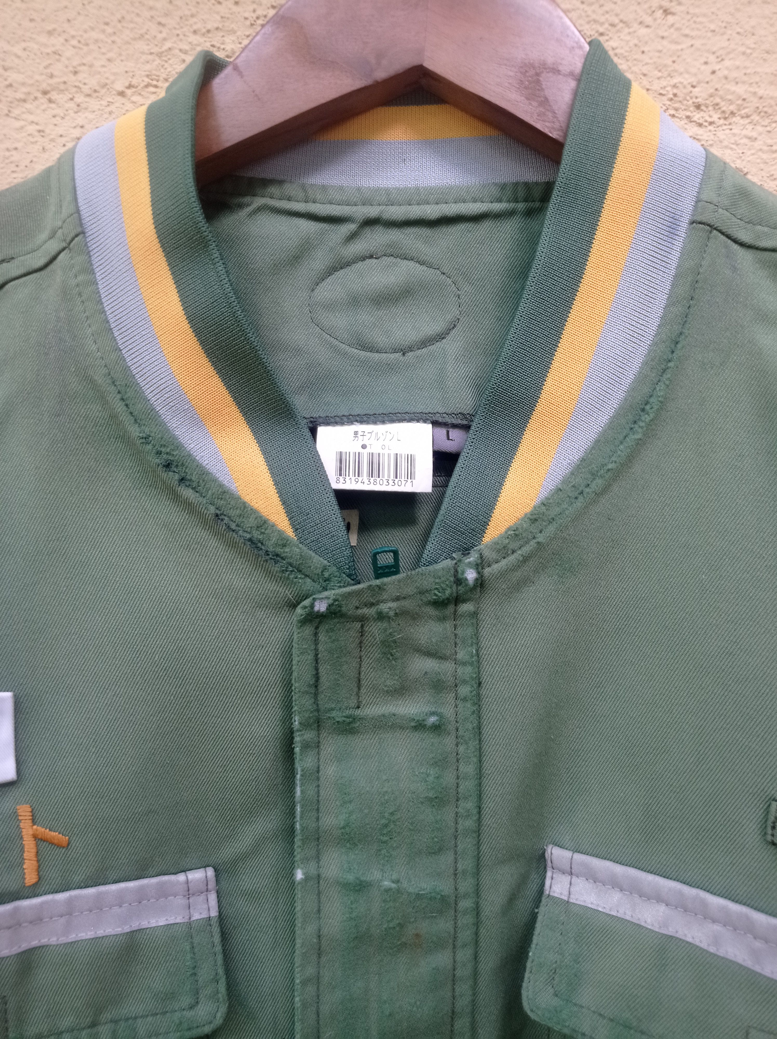 Japanese Brand 🔥Rare Faded destress yamato Japan transport worker jacket Size US L / EU 52-54 / 3 - 3 Thumbnail