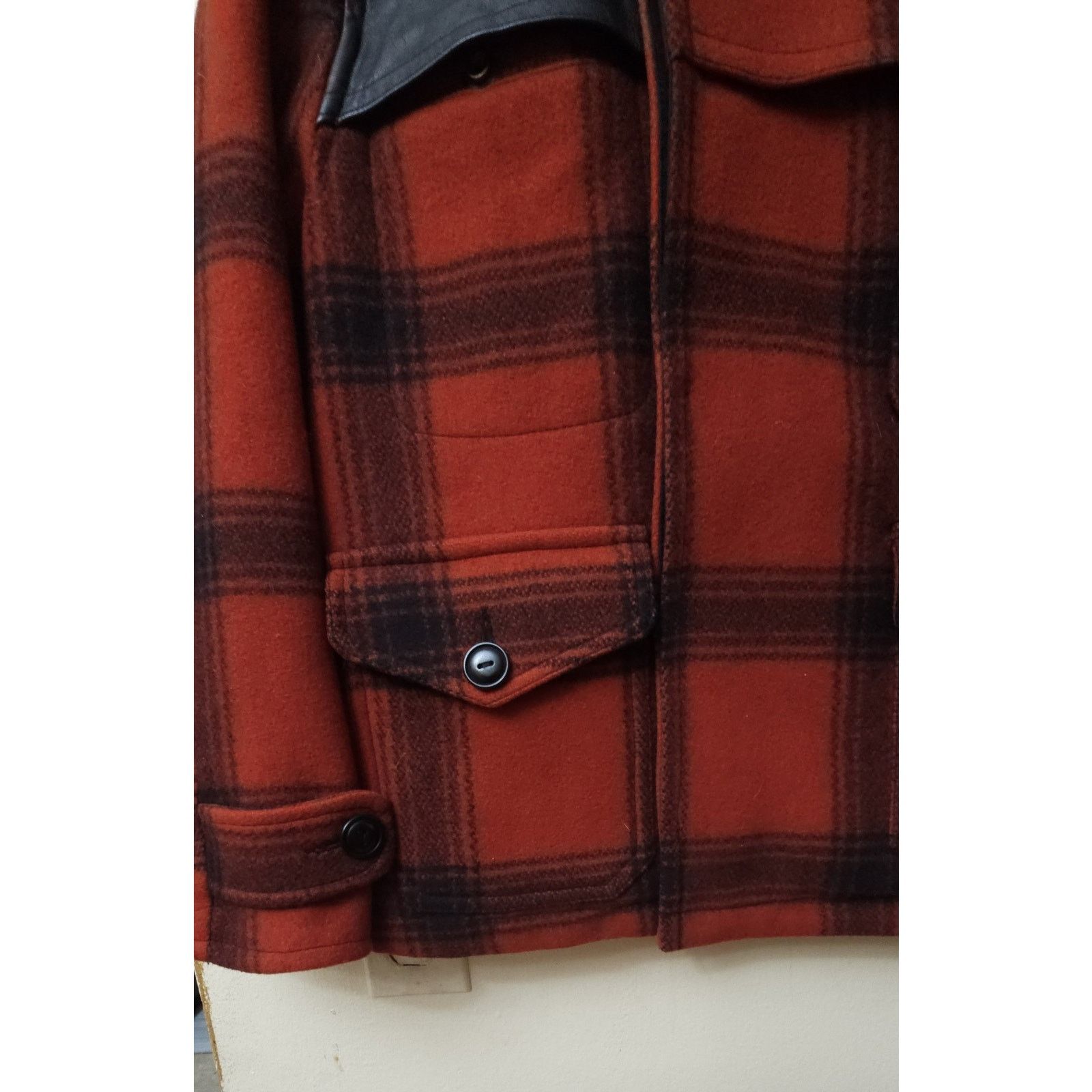 Polo Ralph Lauren Polo Ralph Lauren Rugby Check Tartan Plaid Wool leather Size US XS / EU 42 / 0 - 4 Thumbnail