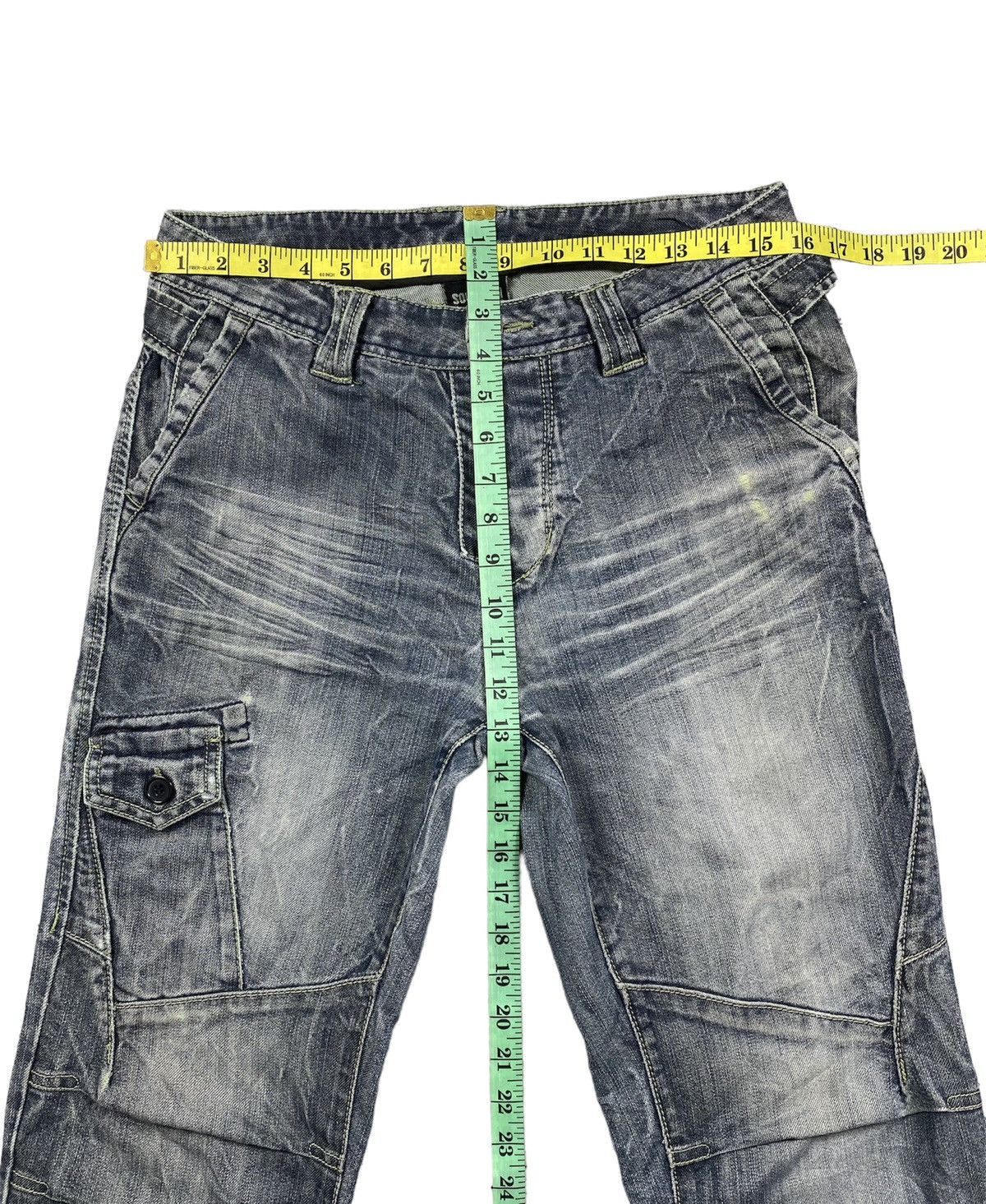 Japanese Brand Biker Pant Style By Southern Jeans Size US 32 / EU 48 - 3 Thumbnail