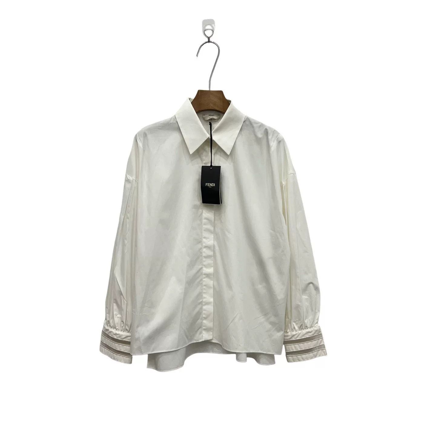 Fendi FENDI White Shirt Size 42 Size US XS / EU 42 / 0 - 1 Thumbnail