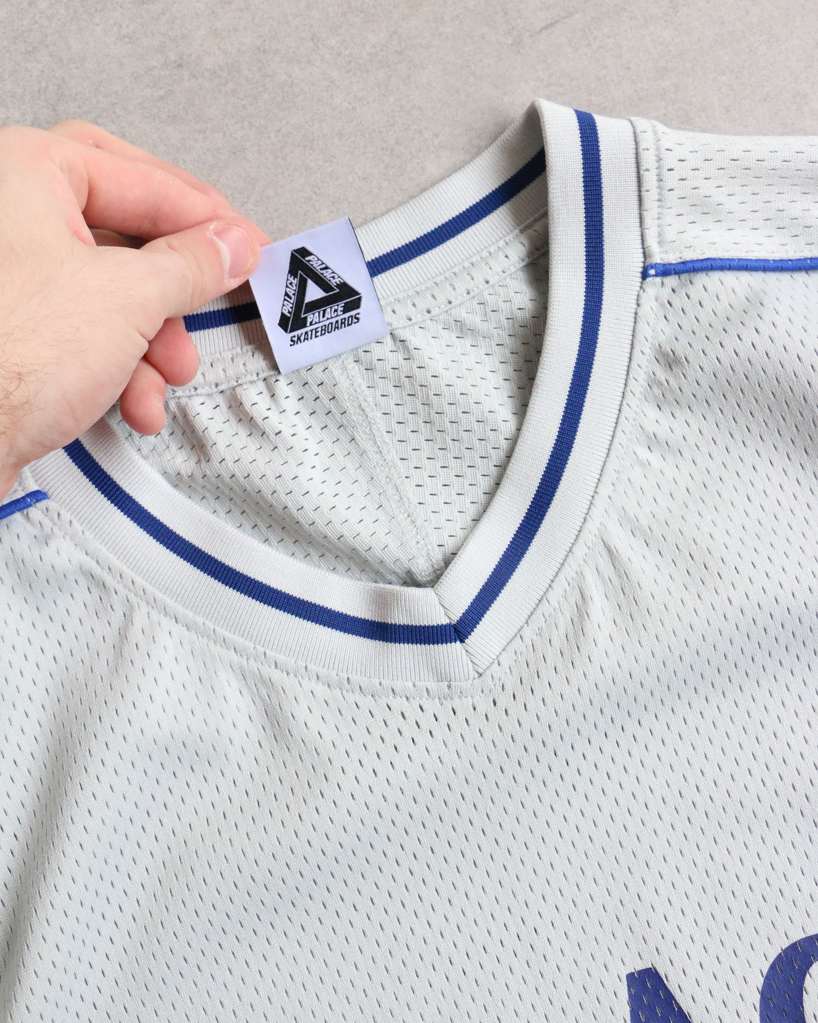 Palace Palace MMIX Football Jersey Grey Size US XL / EU 56 / 4 - 4 Thumbnail