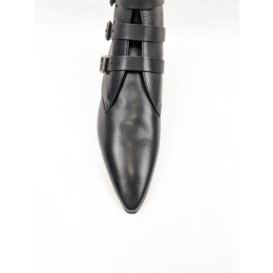 Saint Laurent Paris o1rshd1 Q:5 / Goth 15 Boots in Nero Size US 8 / EU 41 - 5 Thumbnail