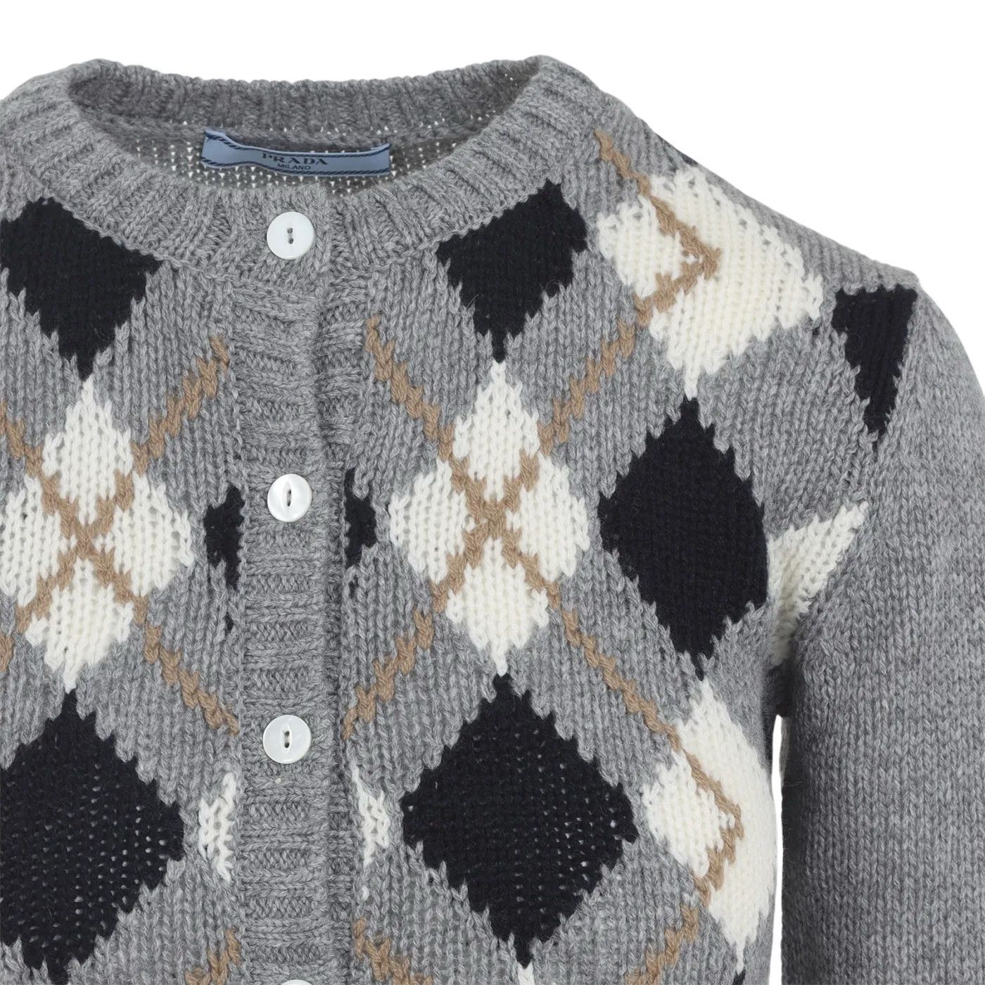 PRADA Gray Cashmere Cardigan New & Authentic (Women's size:4